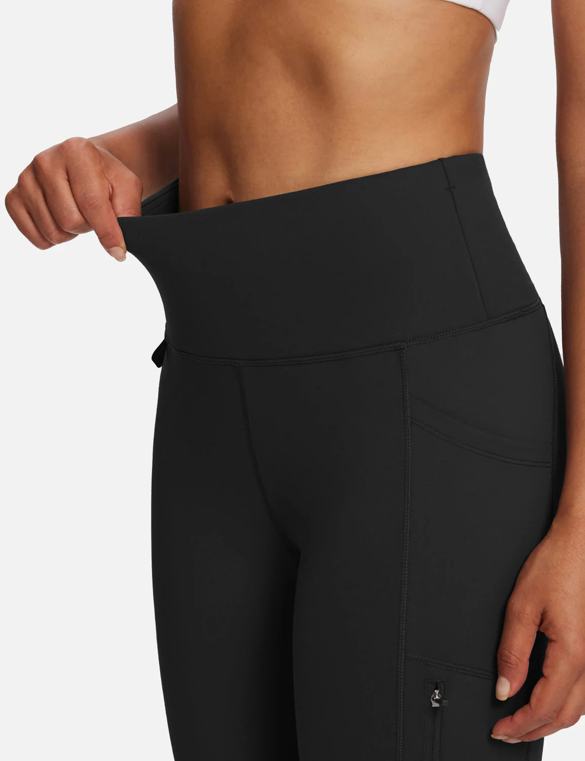 Laureate High-Rise Zipper Pockets Thermal Leggings - Image 44