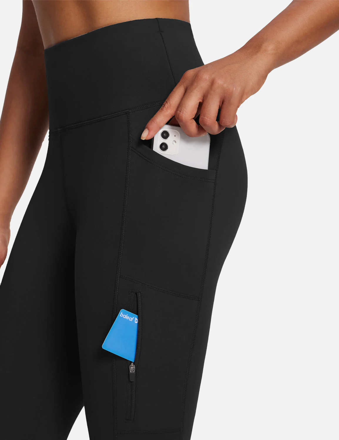 Laureate High-Rise Zipper Pockets Thermal Leggings - Image 45