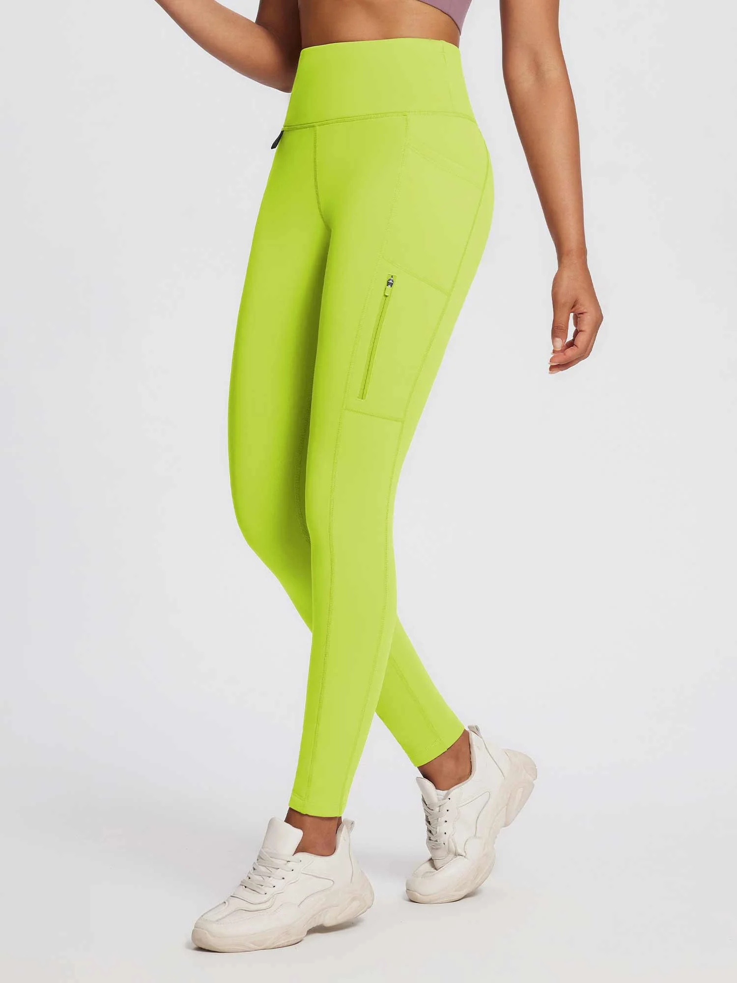 Laureate High-Rise Zipper Pockets Thermal Leggings - Image 5
