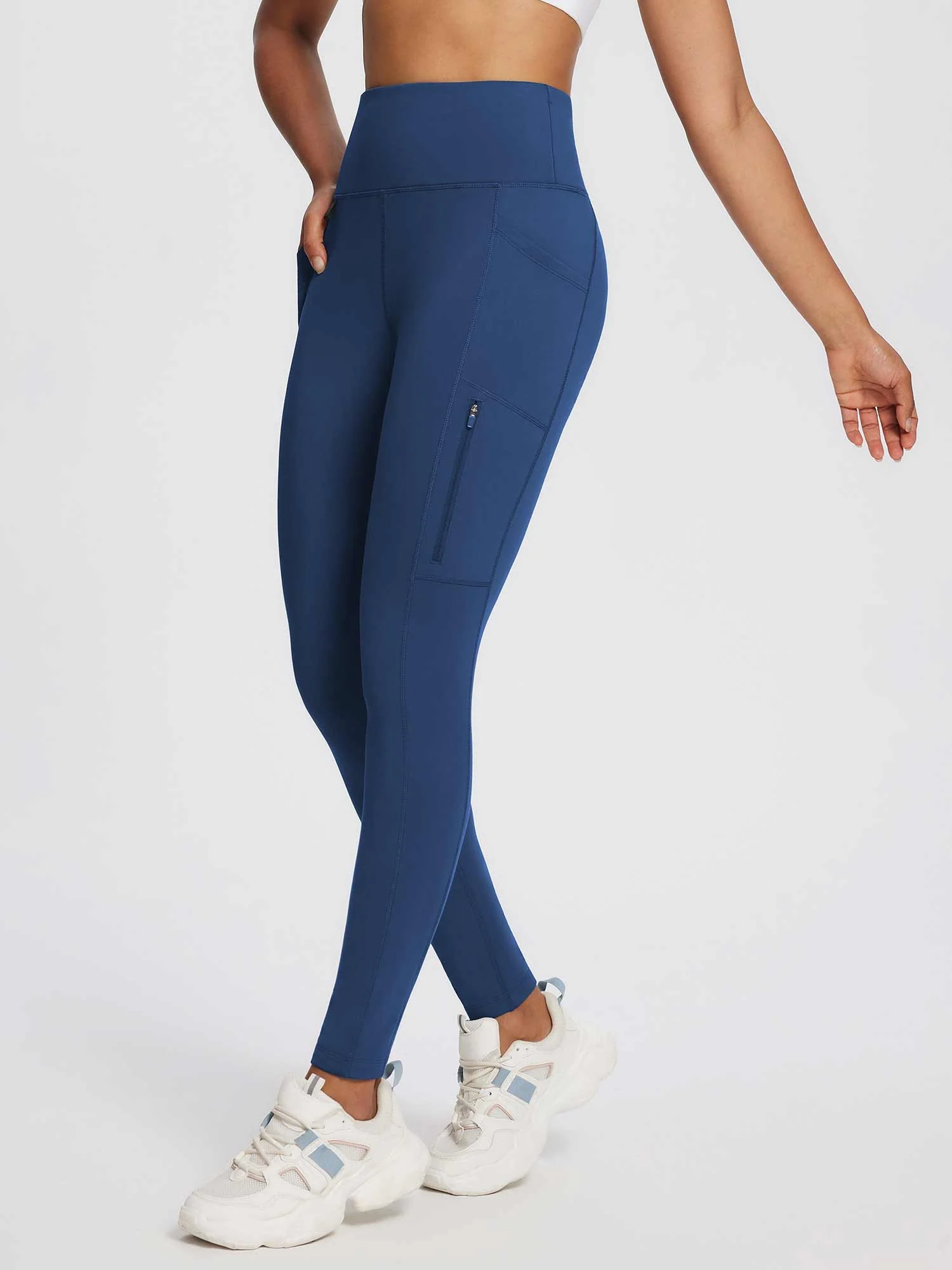 Laureate High-Rise Zipper Pockets Thermal Leggings - Image 52