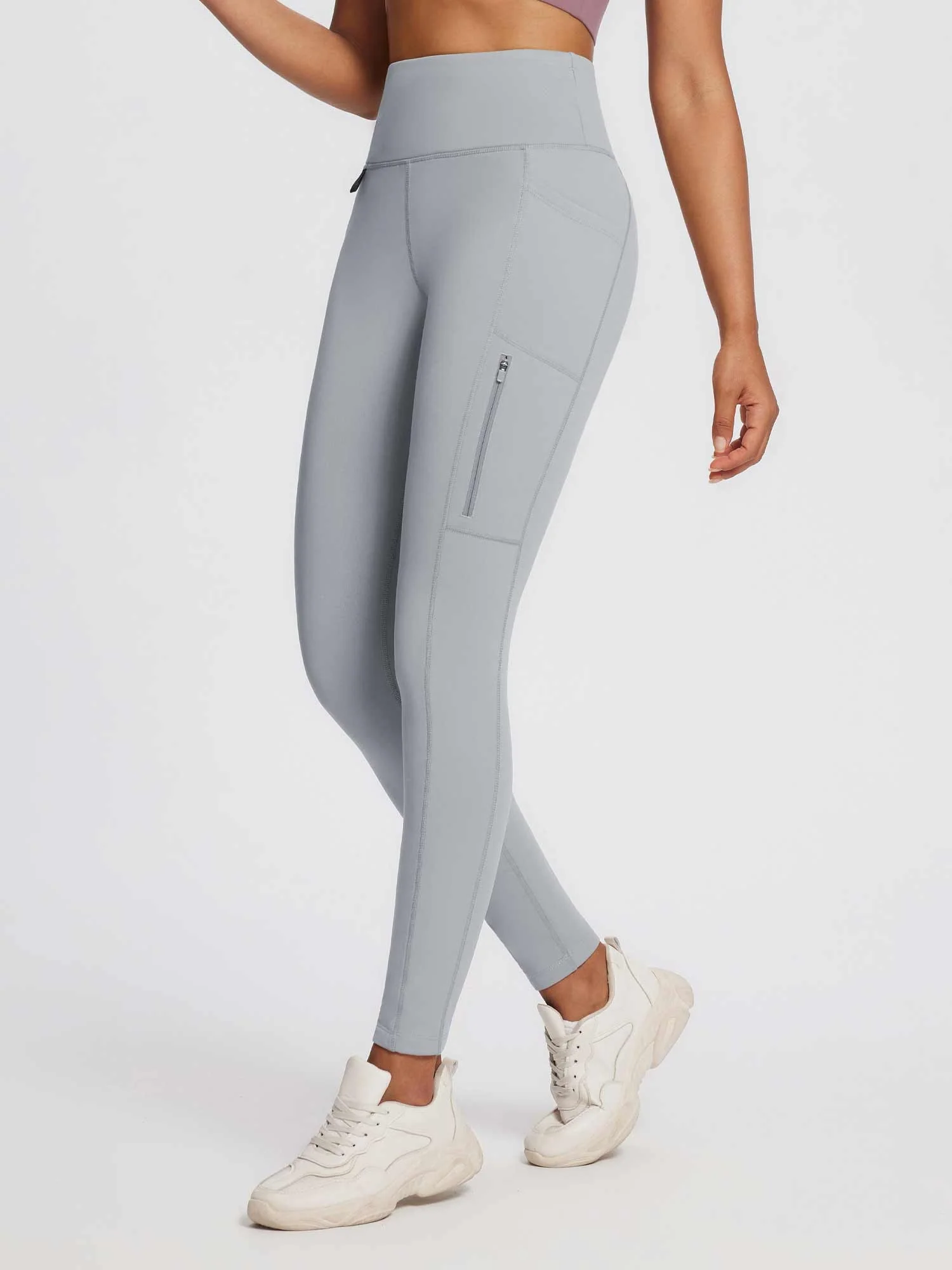 Laureate High-Rise Zipper Pockets Thermal Leggings - Image 63