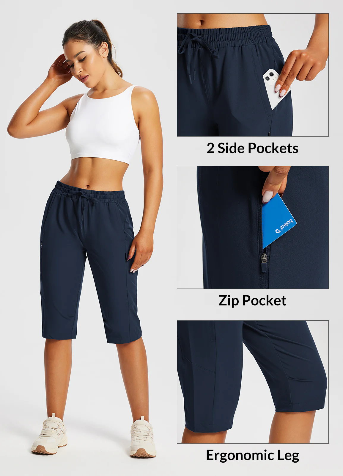 Laureate UPF50+ DWR Pocketed Capris - Image 27