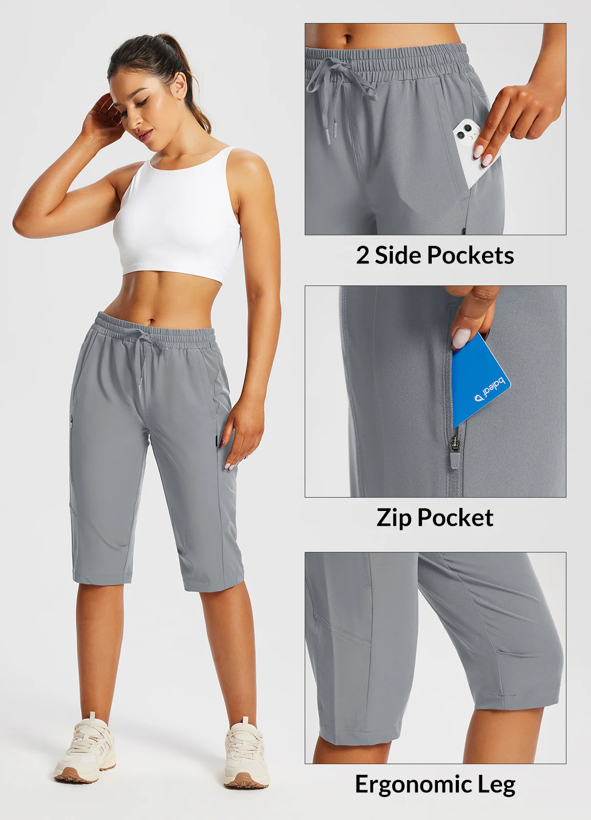 Laureate UPF50+ DWR Pocketed Capris - Image 39