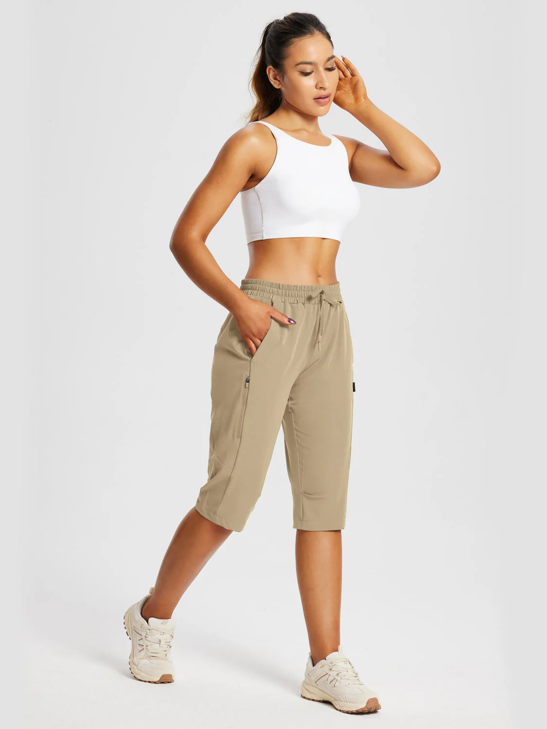 Laureate UPF50+ DWR Pocketed Capris - Image 48