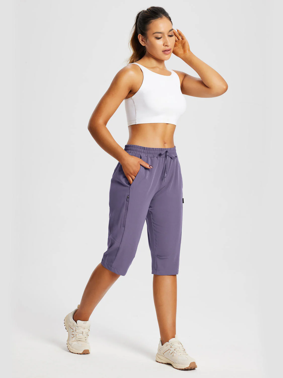 Laureate UPF50+ DWR Pocketed Capris - Image 54