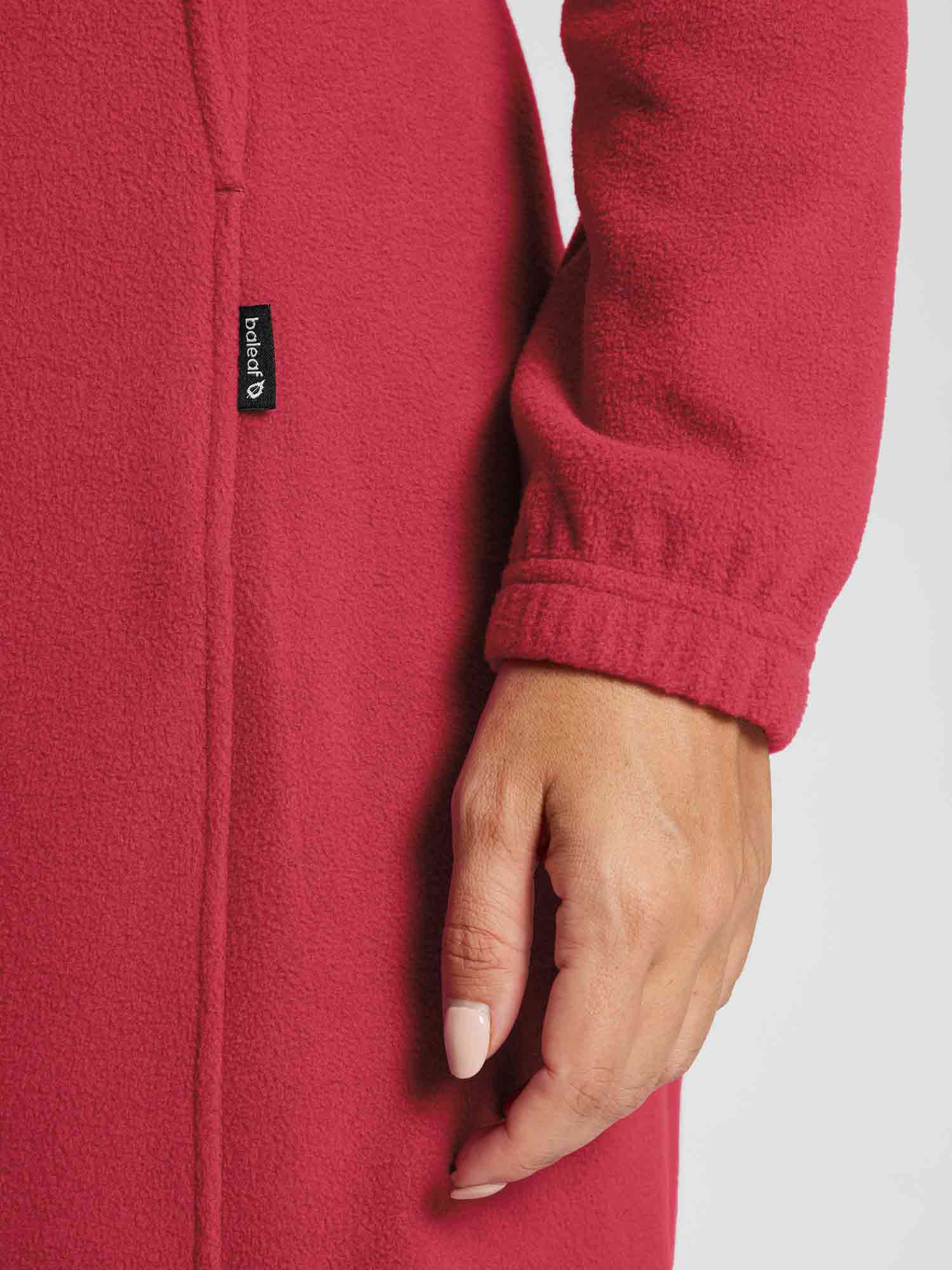 Long-Sleeve Quarter Zip Thermal Tunic Dress - Image 11