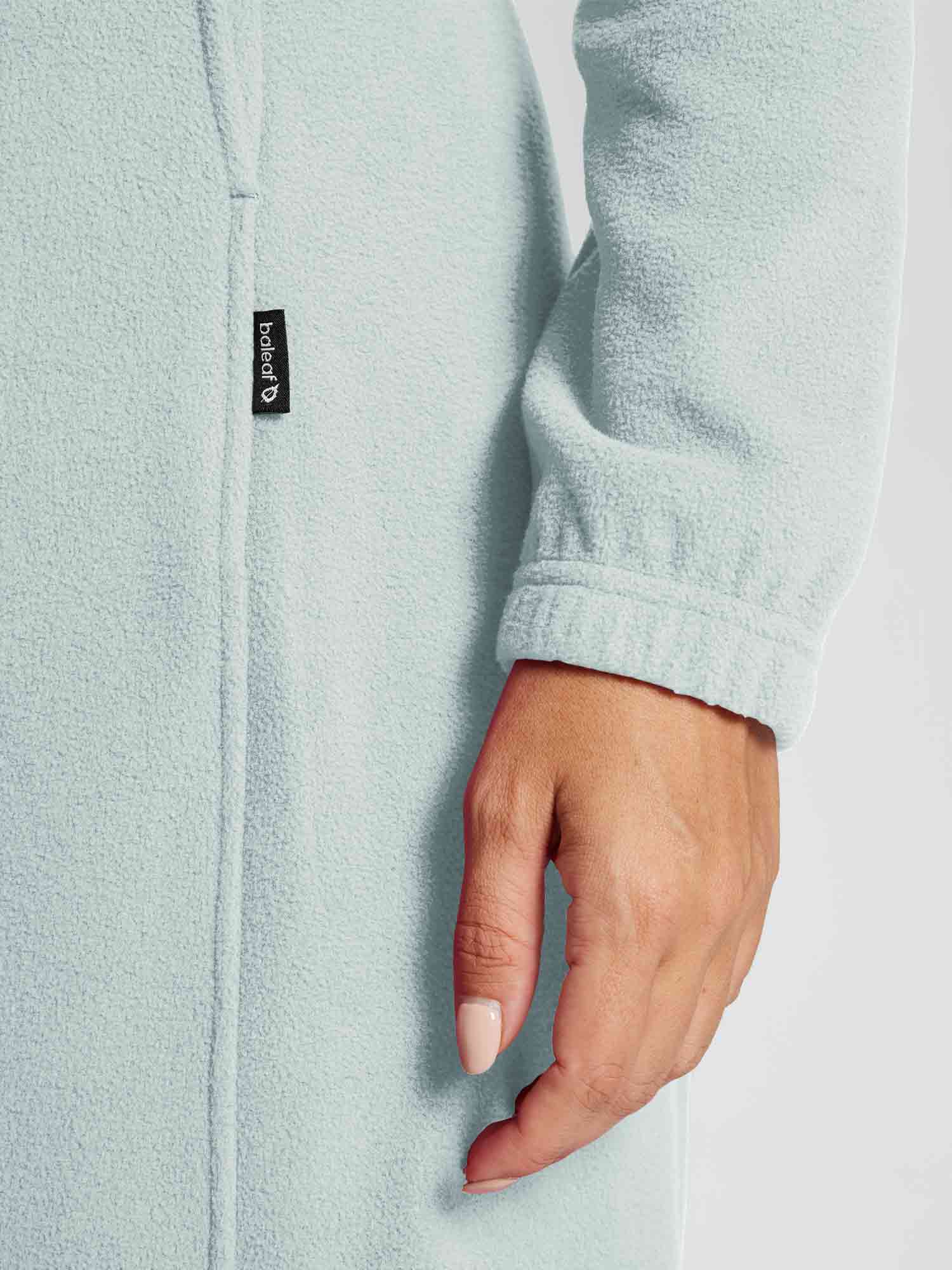 Long-Sleeve Quarter Zip Thermal Tunic Dress - Image 29
