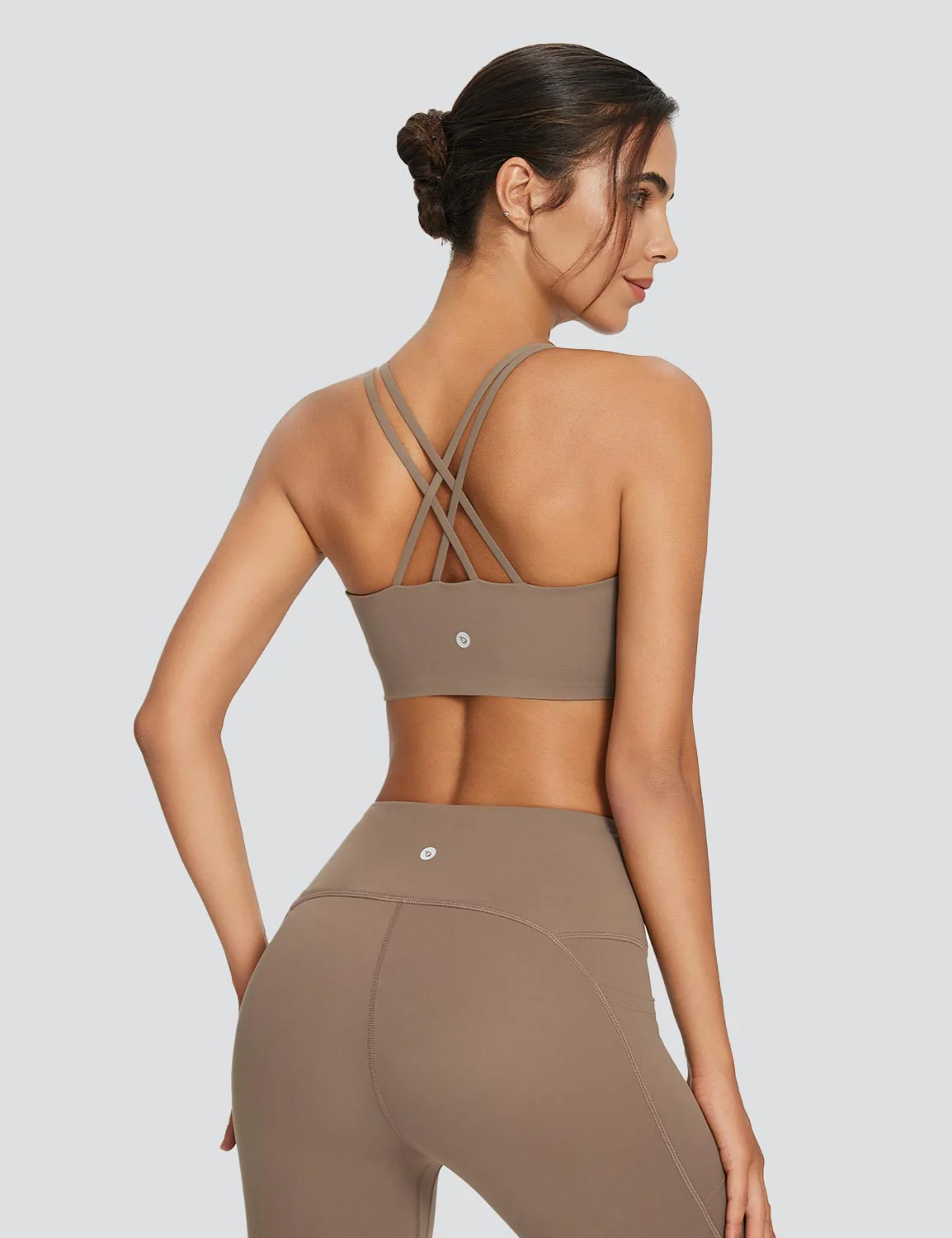 Spaghetti Strap Low Impact Bra - Image 9