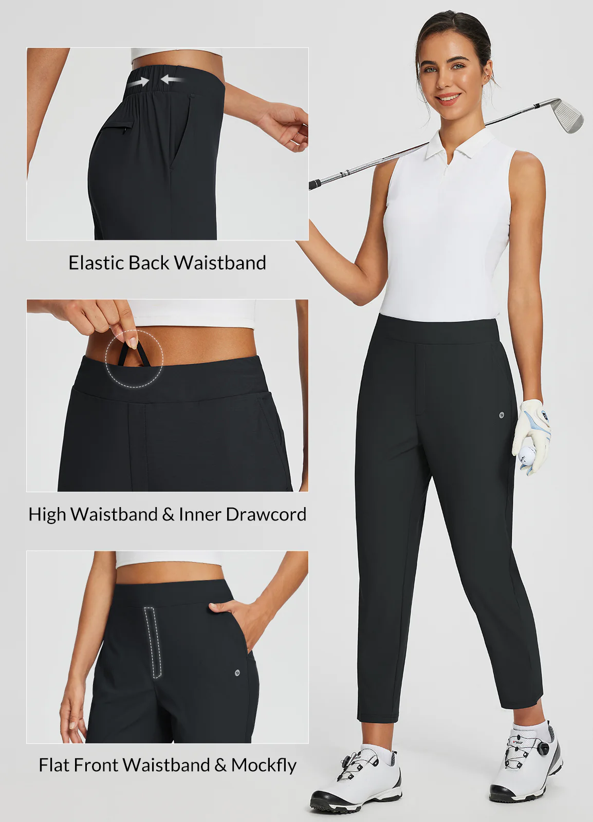 Baleaf UPF 50+ High-Rise 4 Pocket Pant 26" - Image 11