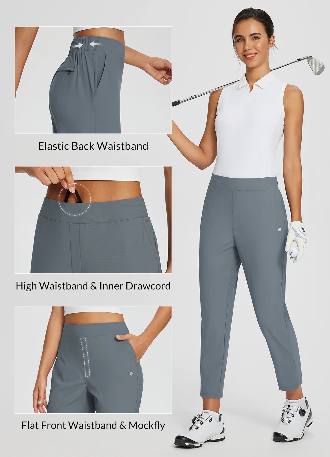 Baleaf UPF 50+ High-Rise 4 Pocket Pant 26" - Image 25