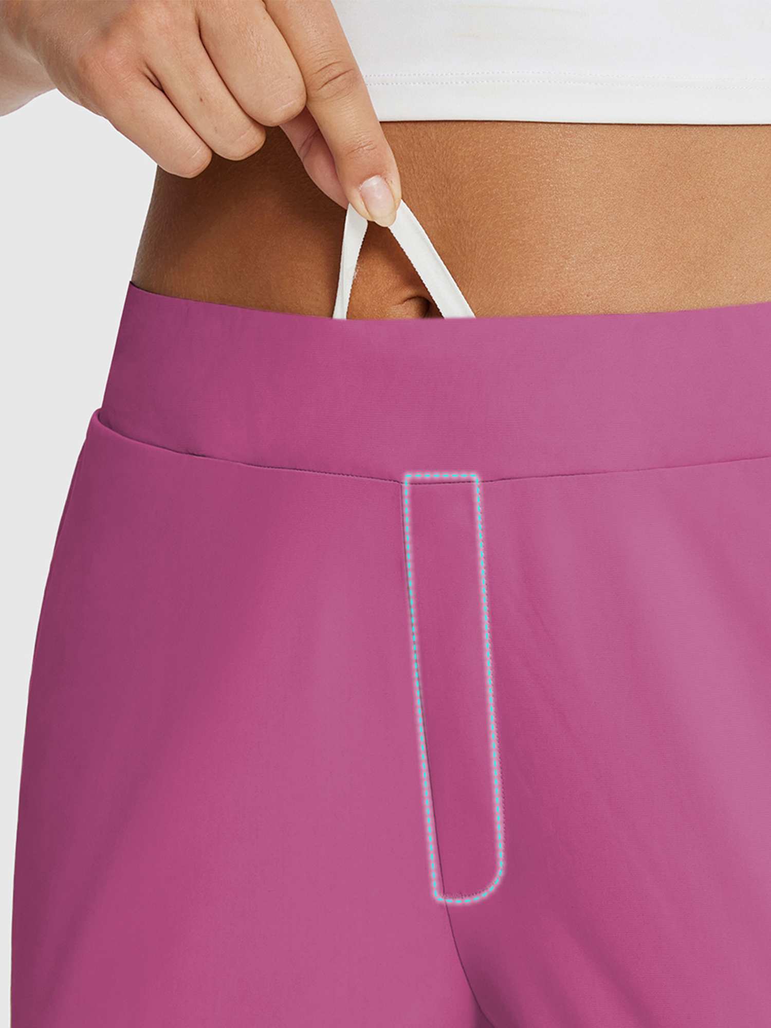 Baleaf UPF 50+ High-Rise 4 Pocket Pant 26" - Image 46