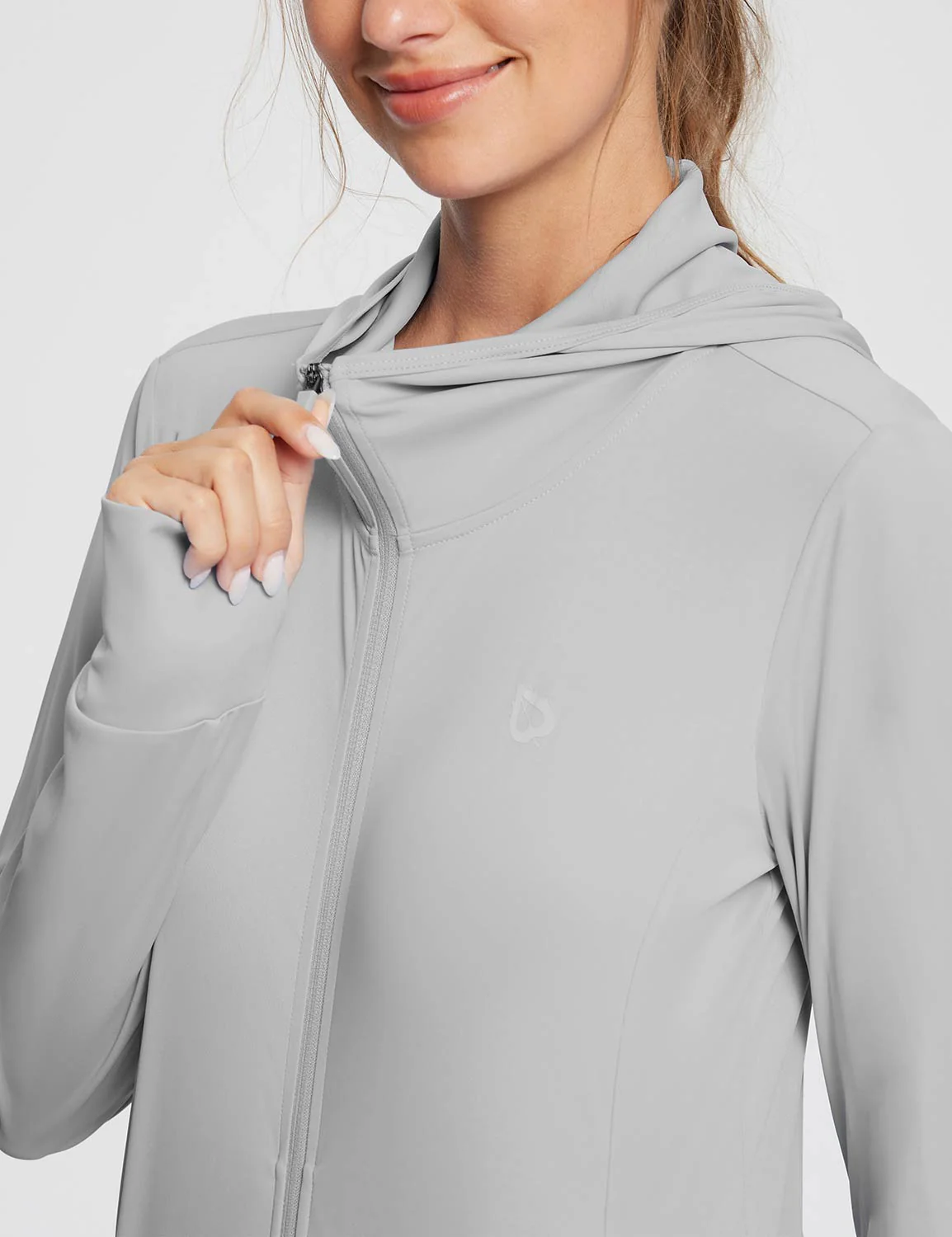 Women's UPF 50+ Lightweight Hooded Zip-Up Jacket - Image 24
