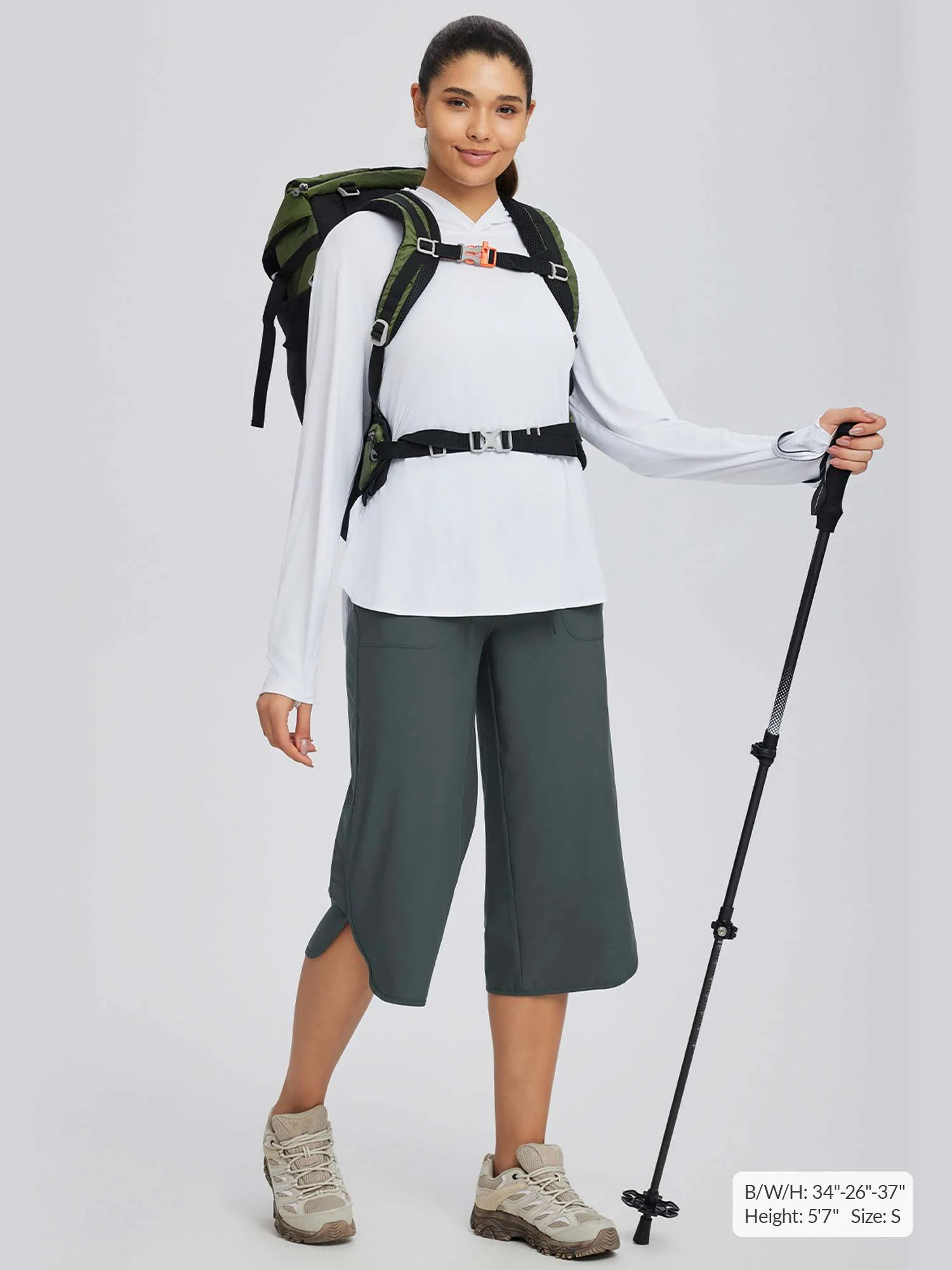Laureate Trail UPF 50+ Wide Leg Capris - Image 21