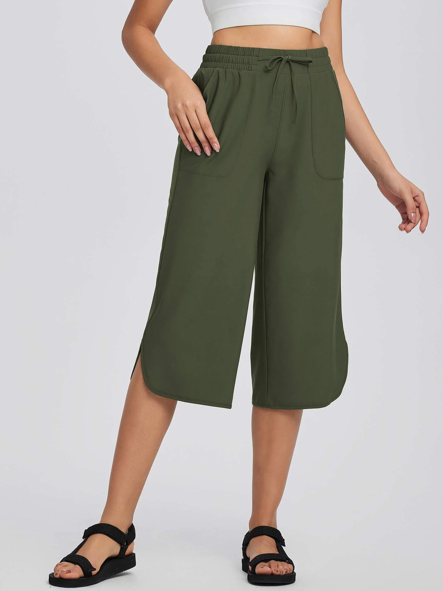 Laureate Trail UPF 50+ Wide Leg Capris - Image 25