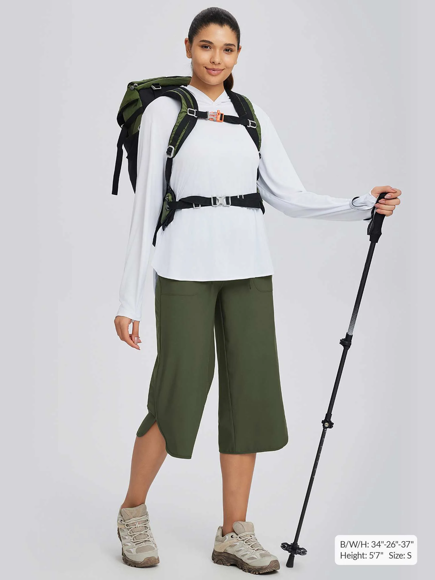 Laureate Trail UPF 50+ Wide Leg Capris - Image 27
