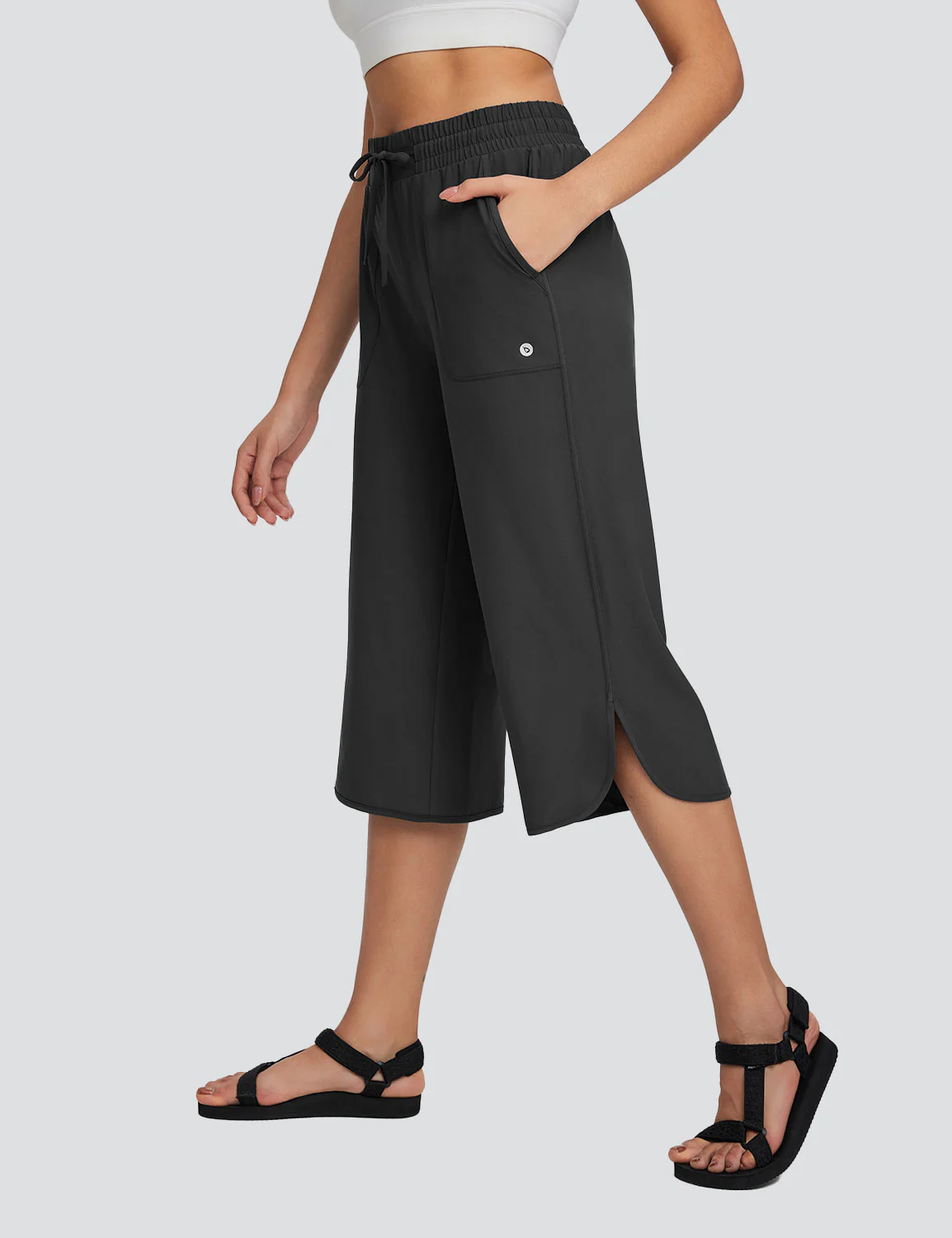 Laureate Trail UPF 50+ Wide Leg Capris - Image 3