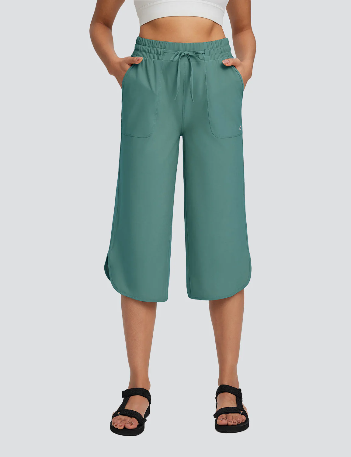 Laureate Trail UPF 50+ Wide Leg Capris - Image 7