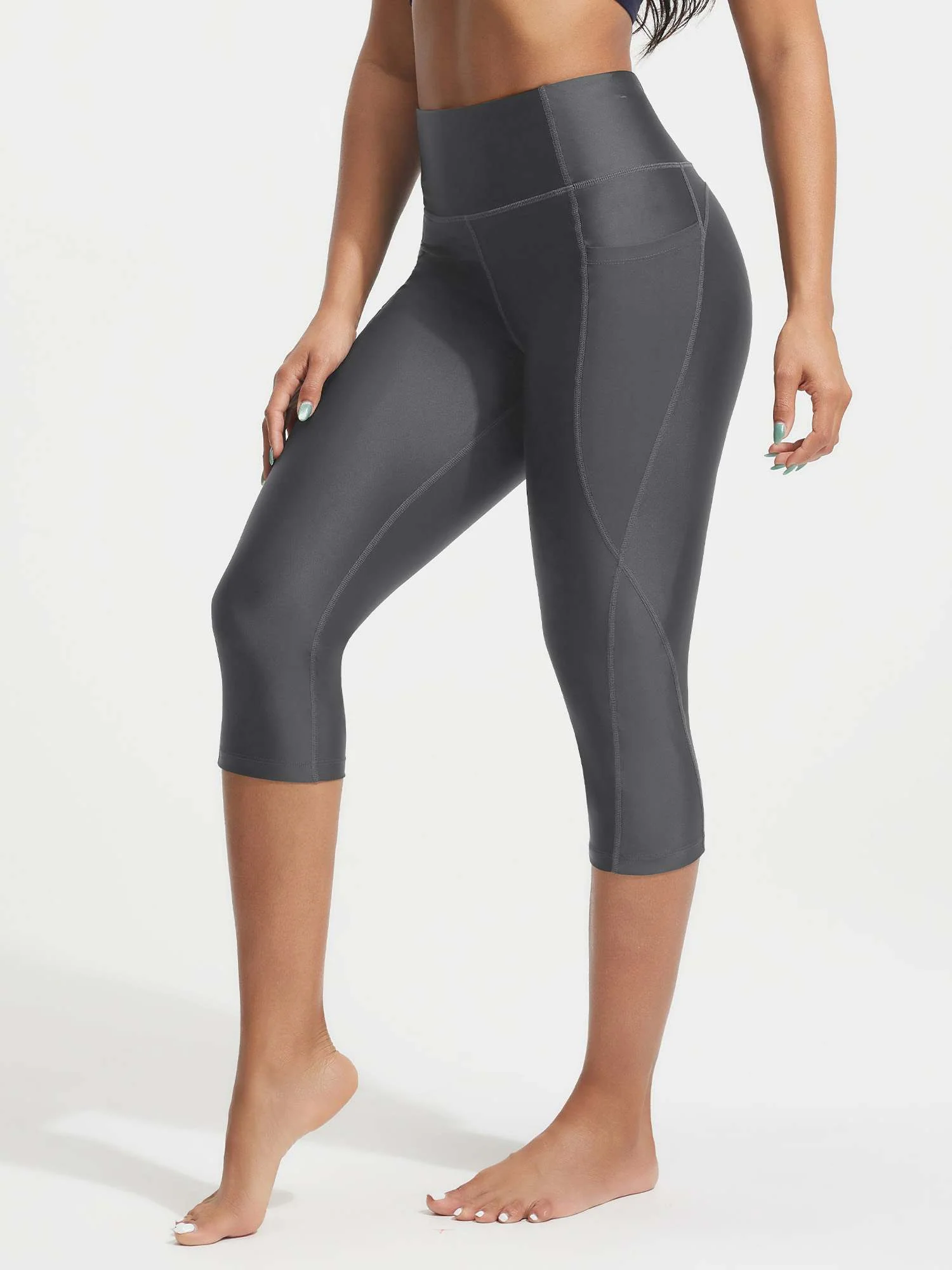 UPF50+ 18" High Rise Swim Capris - Image 22