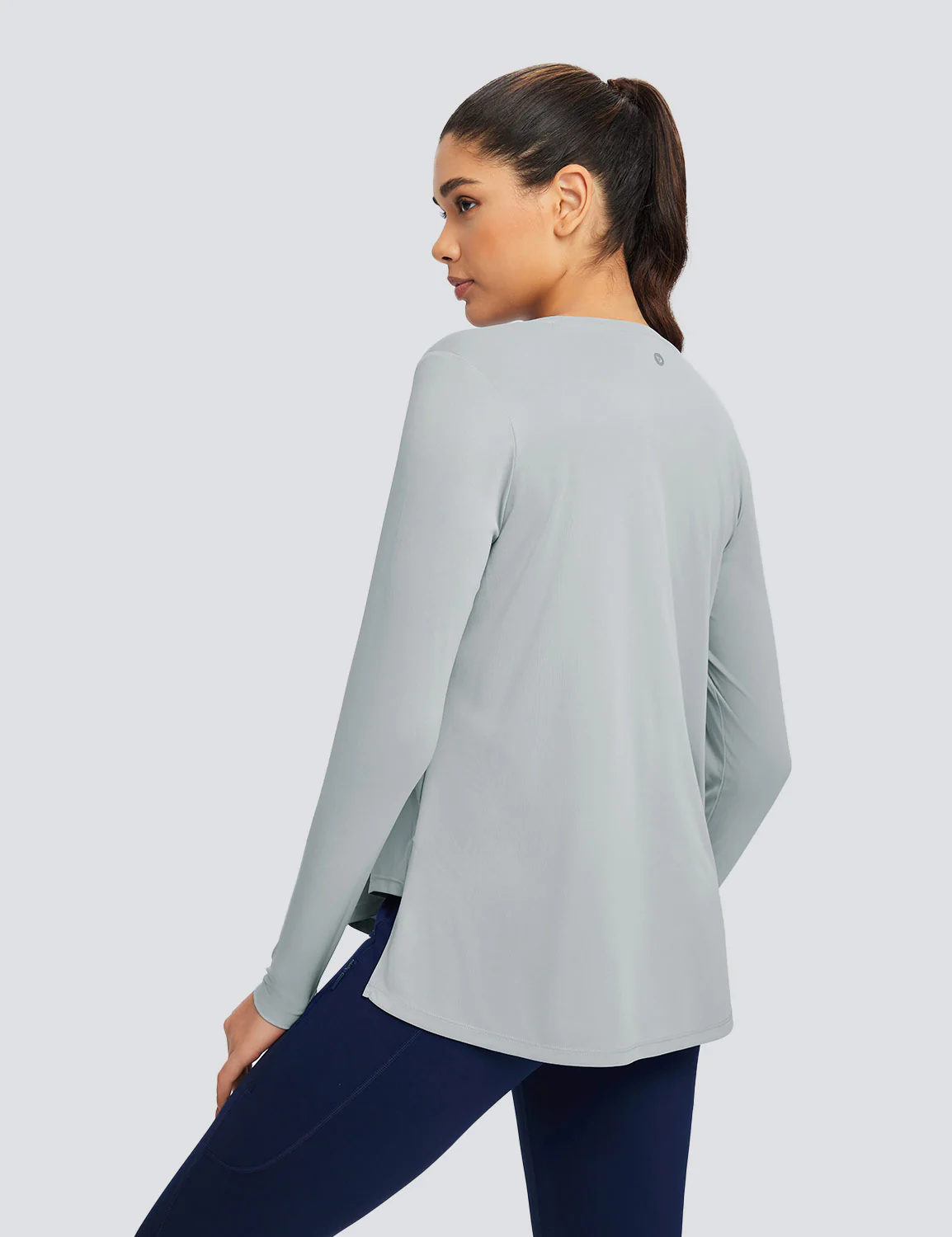 A Loose Crew Neck Long Sleeve T Shirt - Image 14