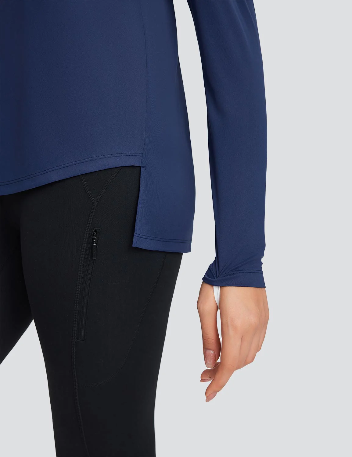 A Loose Crew Neck Long Sleeve T Shirt - Image 3