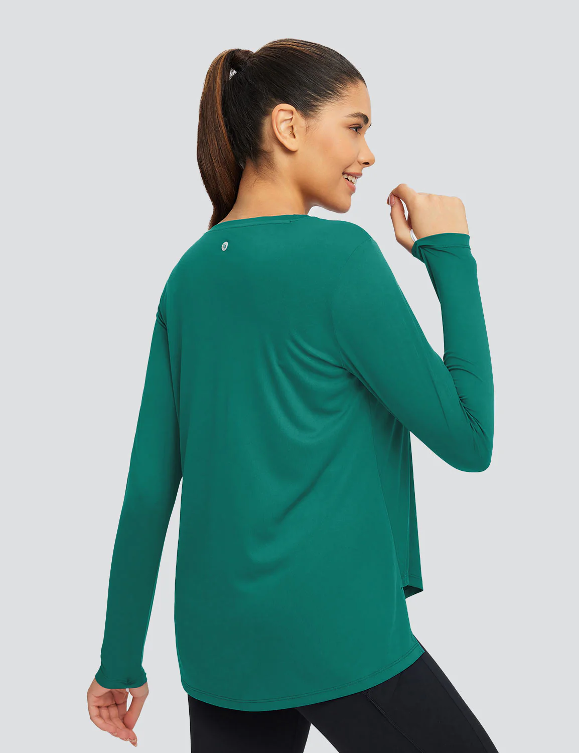 A Loose Crew Neck Long Sleeve T Shirt - Image 18
