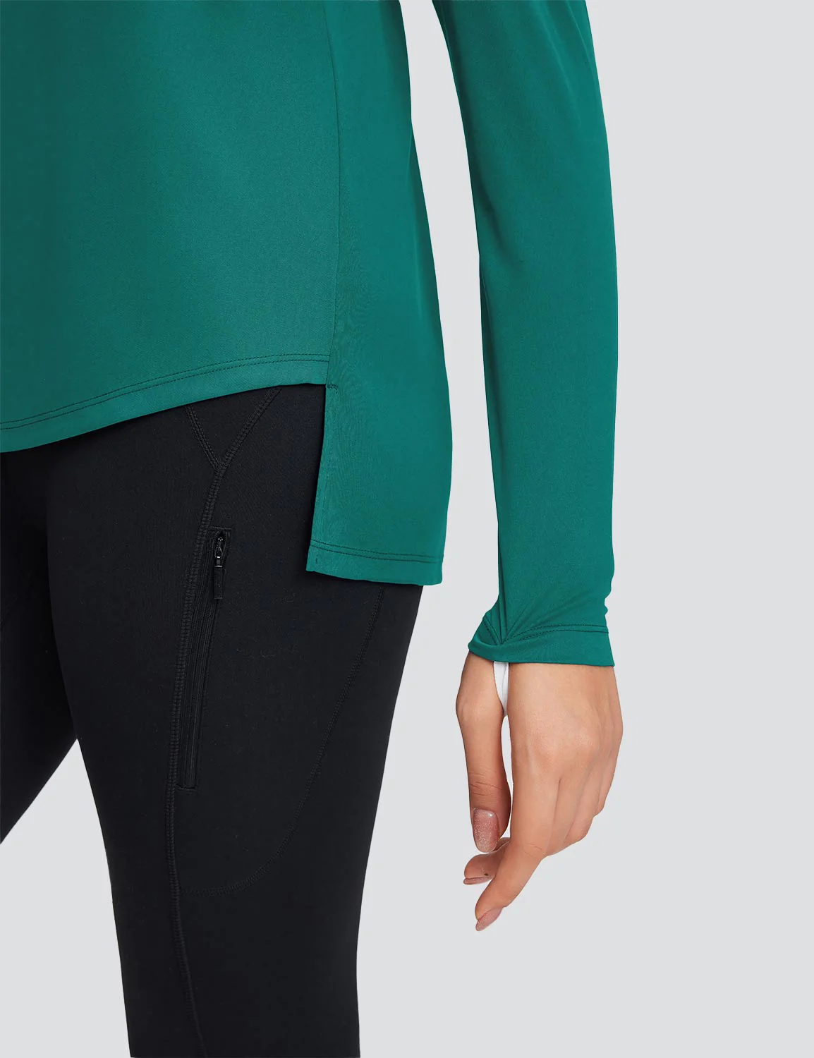 A Loose Crew Neck Long Sleeve T Shirt - Image 16