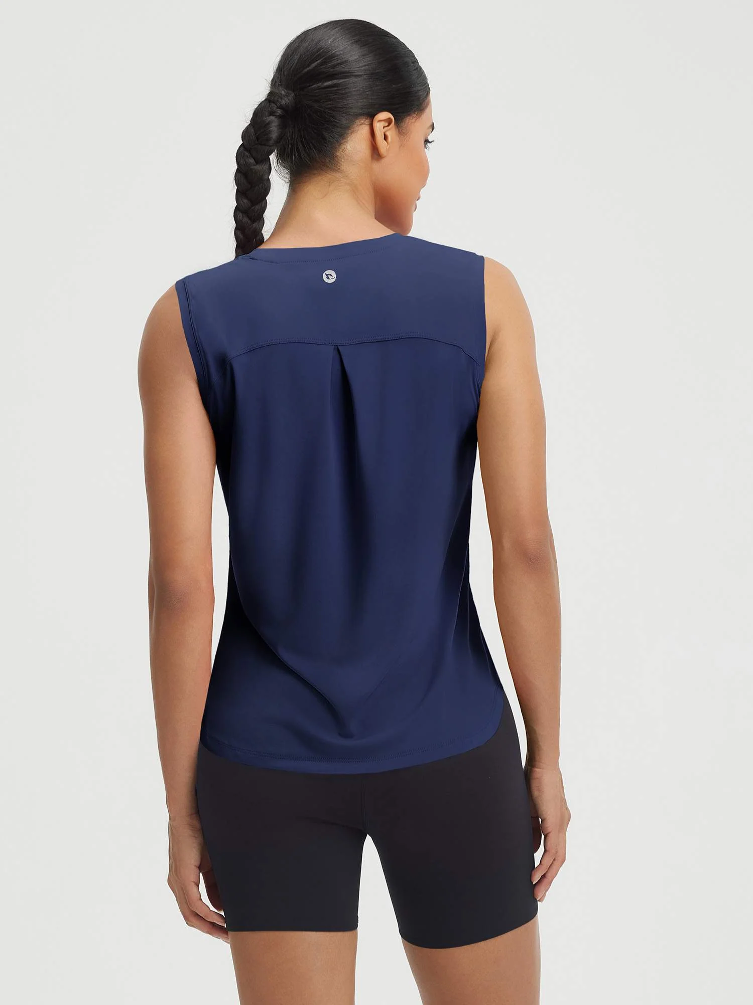 UPF50+ High Neck Workout Tank Top - Image 10