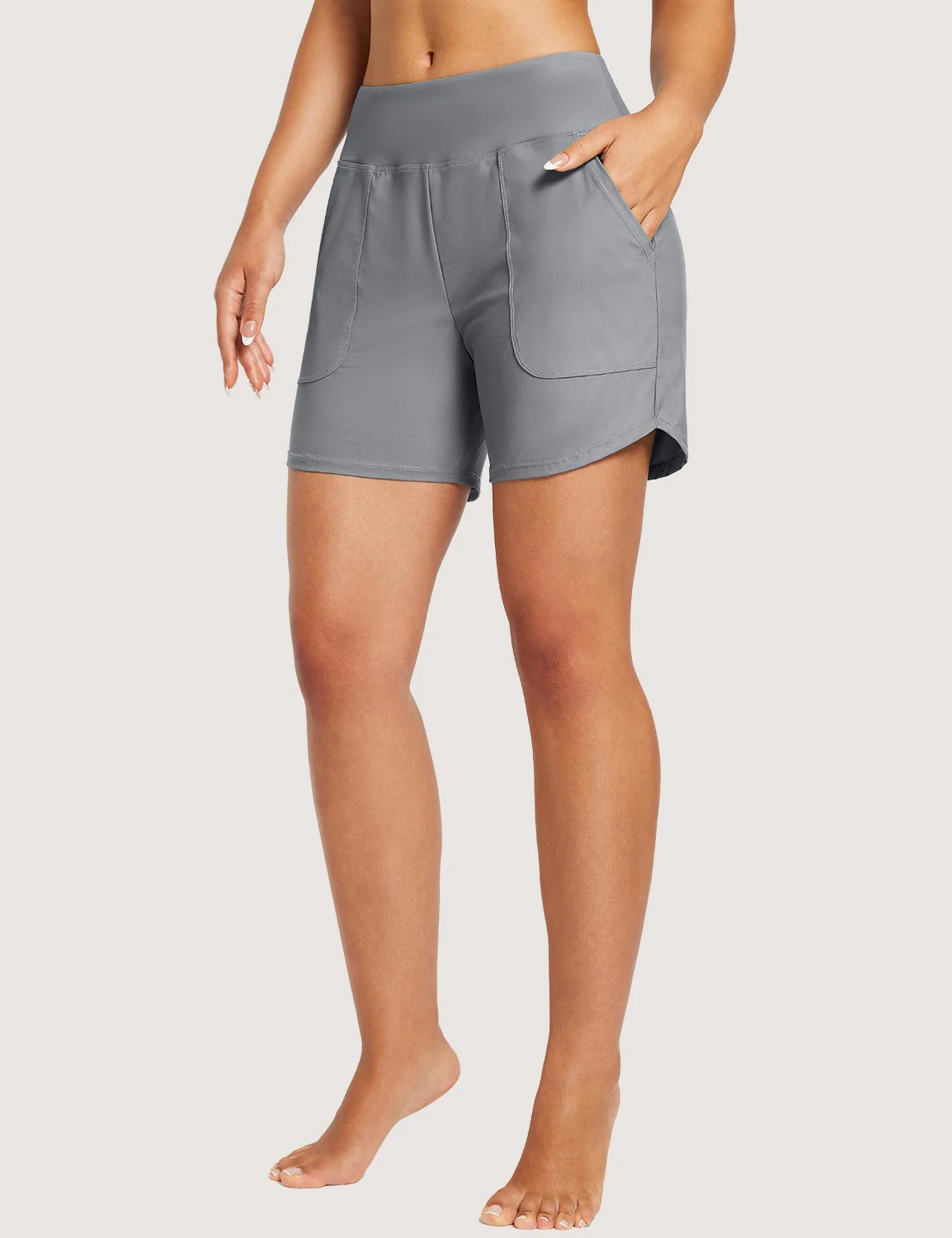 Flyleaf Women's 5" UPF 50+ High-Rise Swim Shorts - Image 13