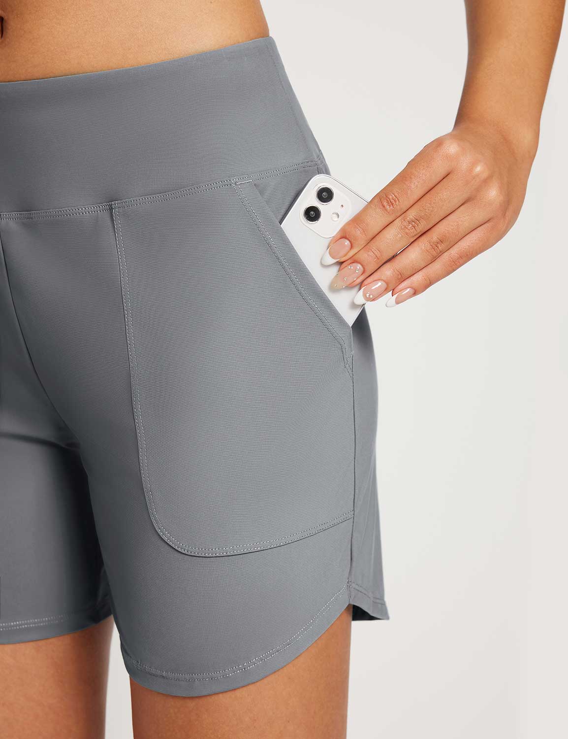 Flyleaf Women's 5" UPF 50+ High-Rise Swim Shorts - Image 17