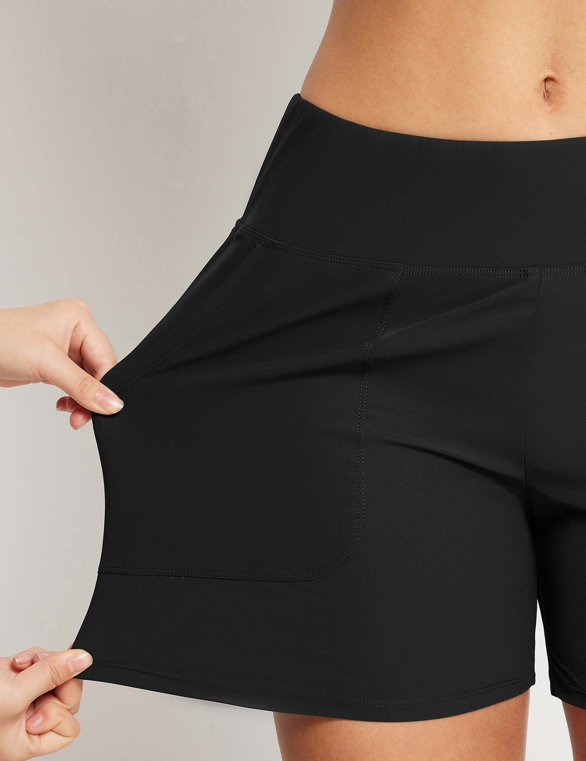 Flyleaf Women's 5" UPF 50+ High-Rise Swim Shorts - Image 3