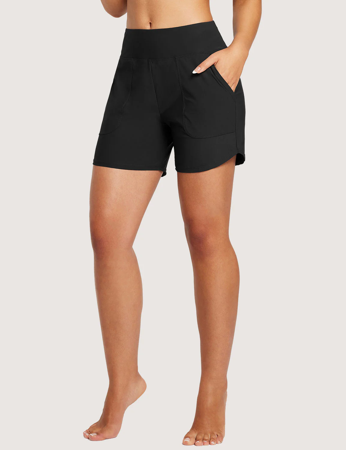 Flyleaf Women's 5" UPF 50+ High-Rise Swim Shorts - Image 4