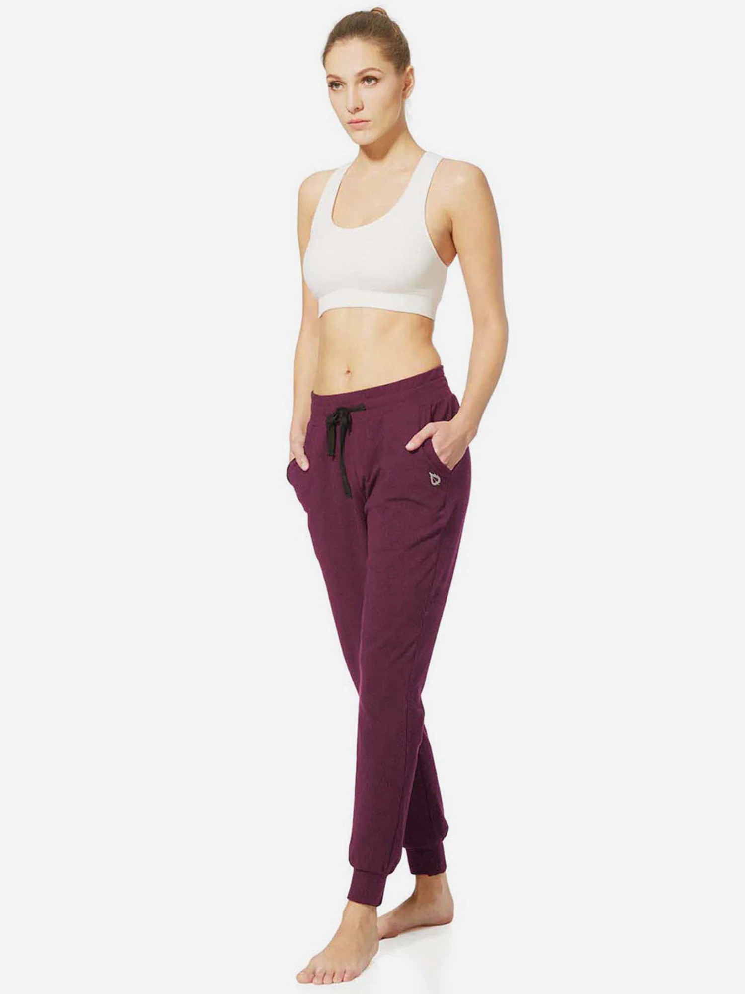 Women's Cotton Tapered Sweatpants - Image 22