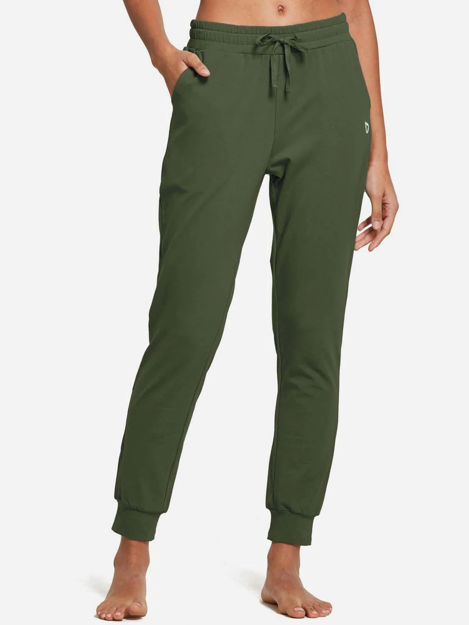 Women's Cotton Tapered Sweatpants - Image 27