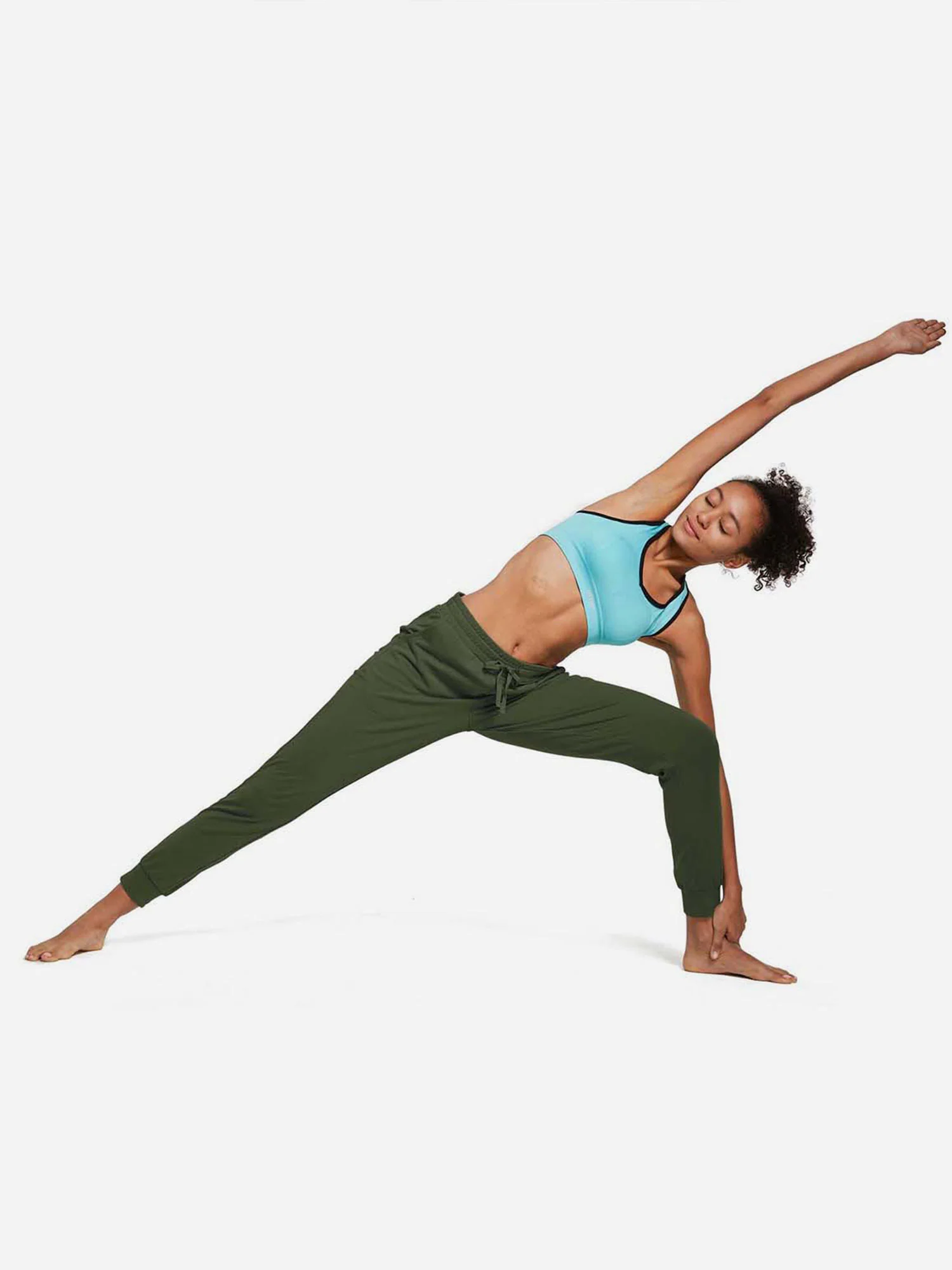 Women's Cotton Tapered Sweatpants - Image 30