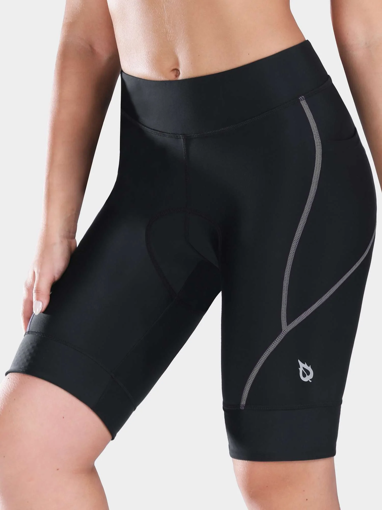Women's UPF 50+ Padded Cycling Shorts - Image 5