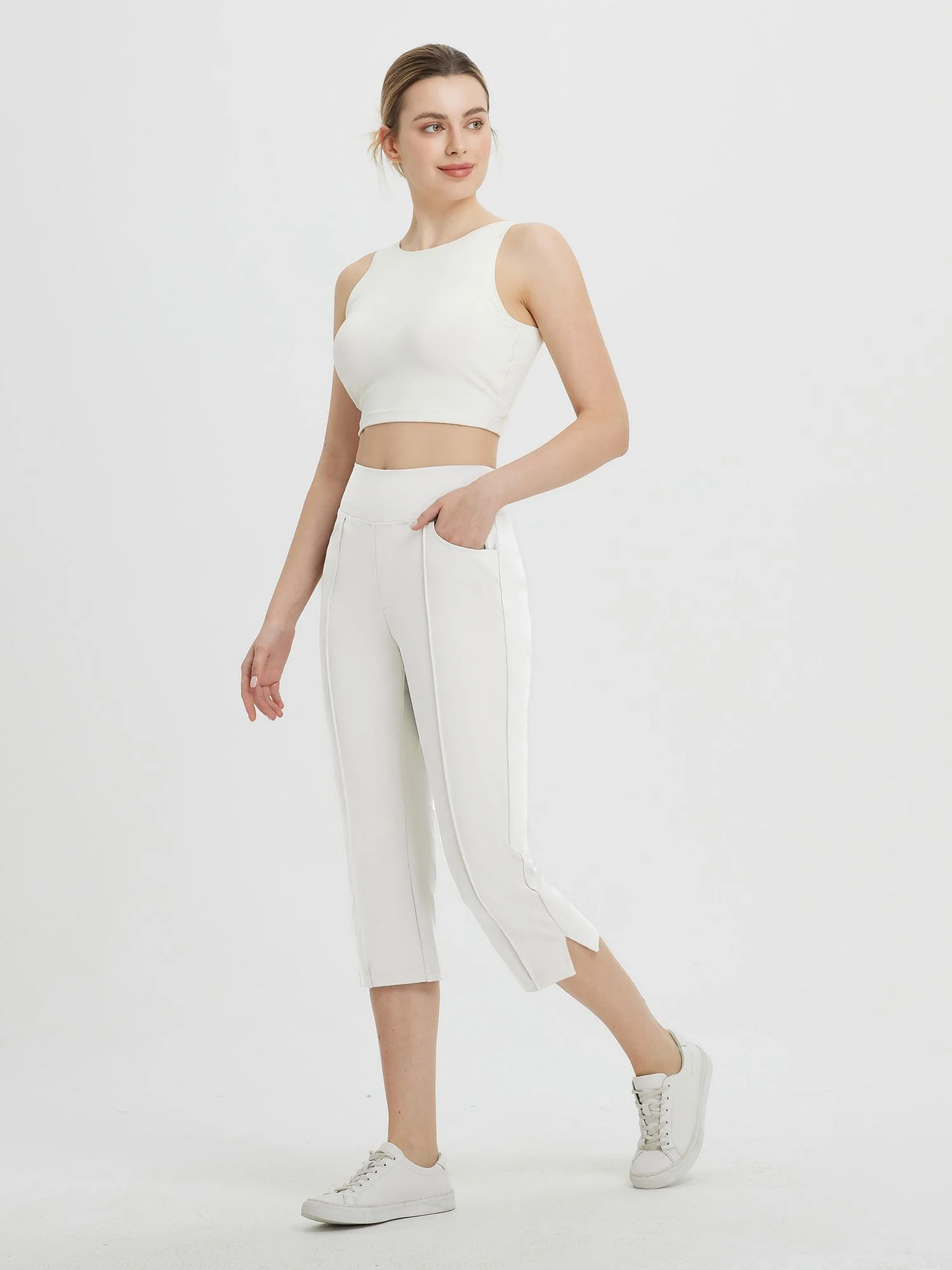 Women's High-Waisted Capris - Image 12