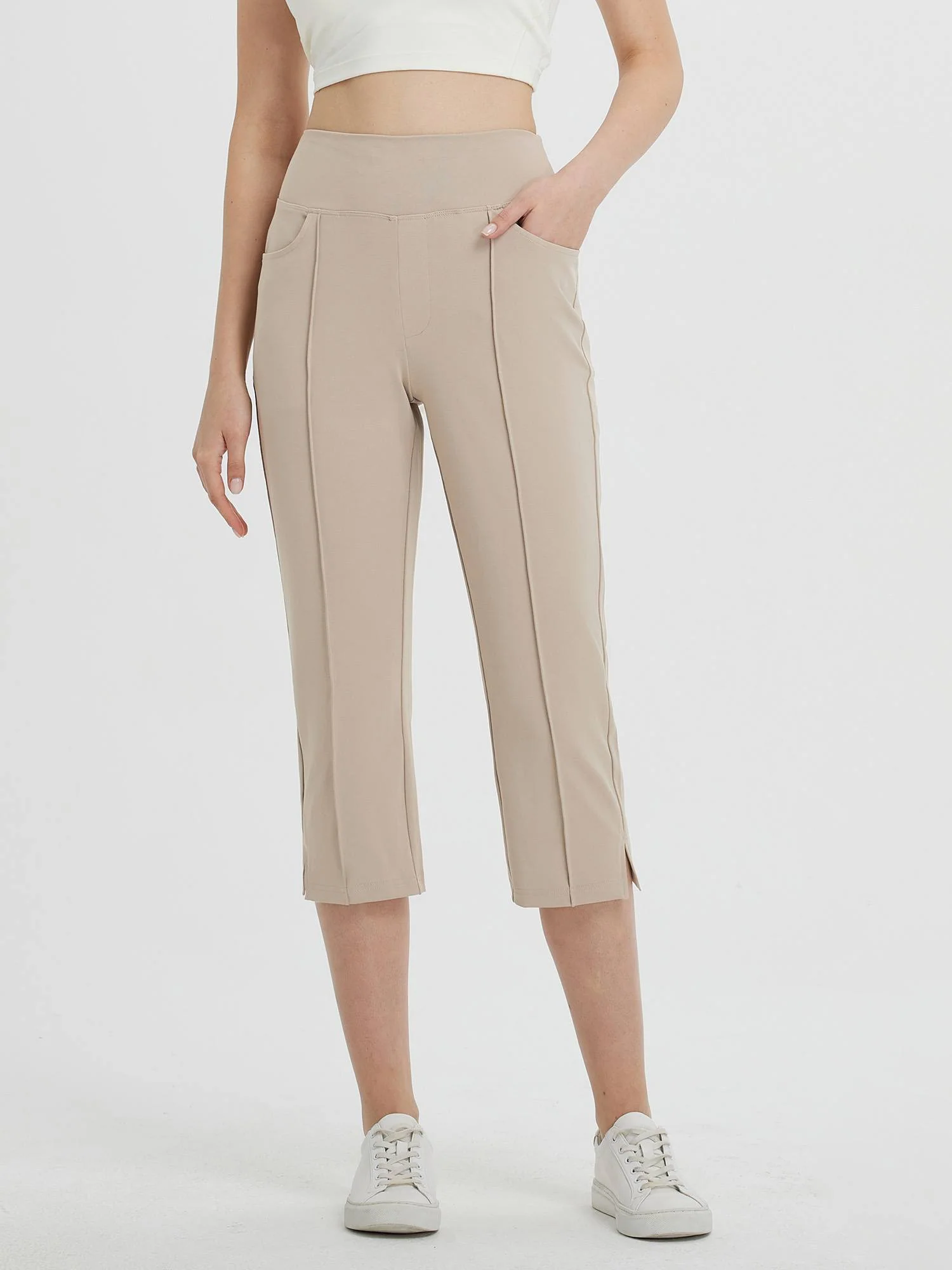Women's High-Waisted Capris - Image 13