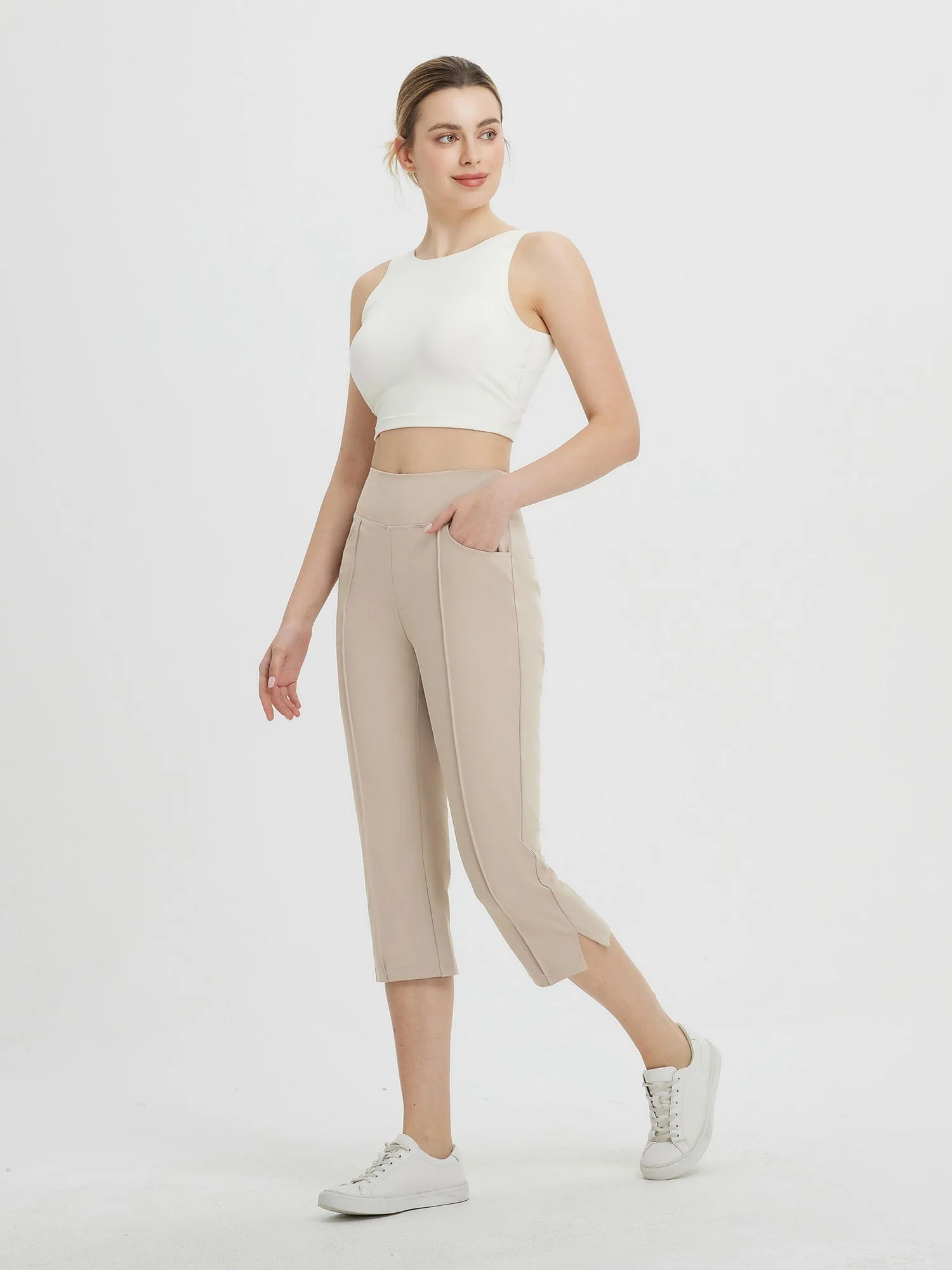 Women's High-Waisted Capris - Image 17