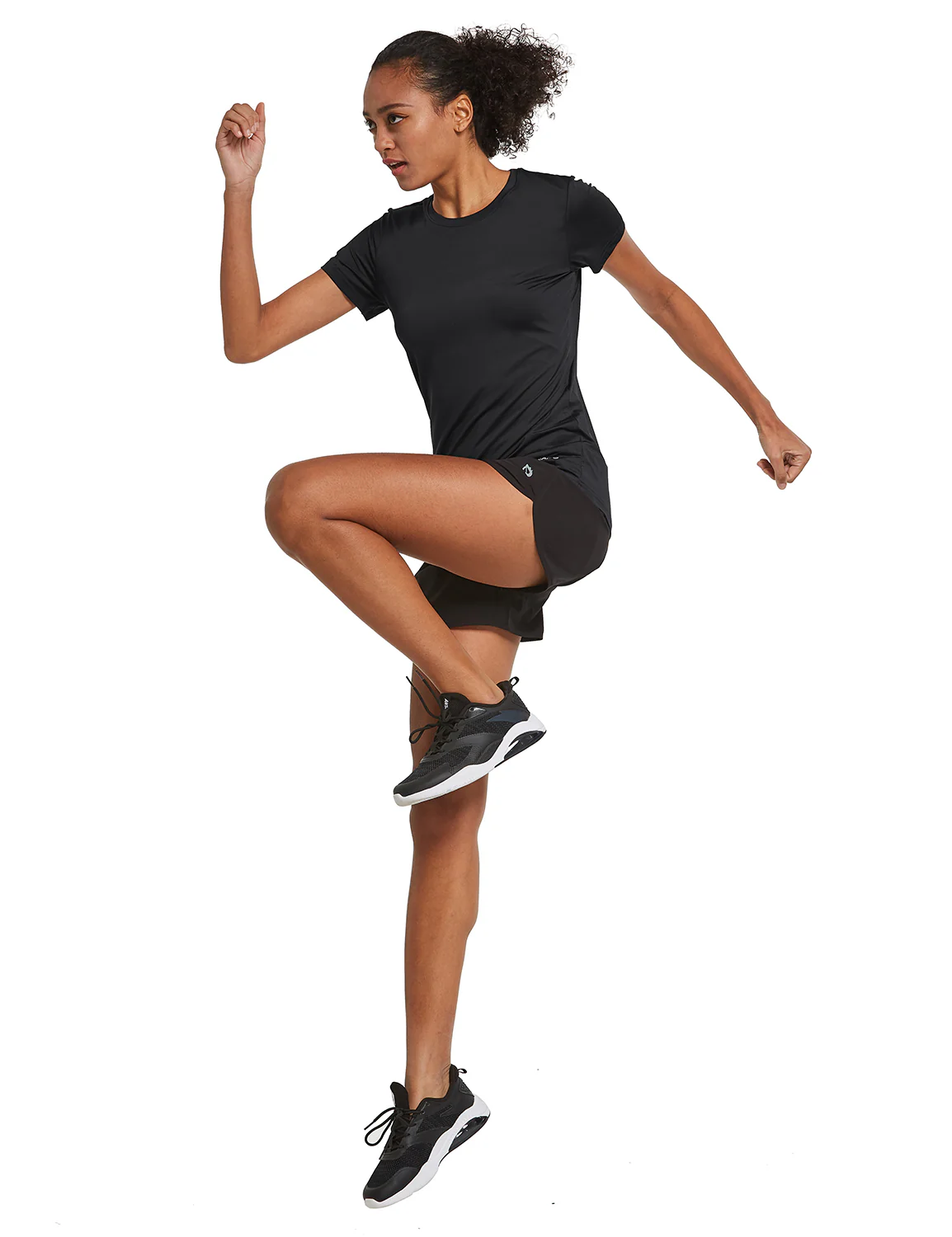 Women's Short-Sleeve Quick-Dry Crewneck Running Shirt - Image 11
