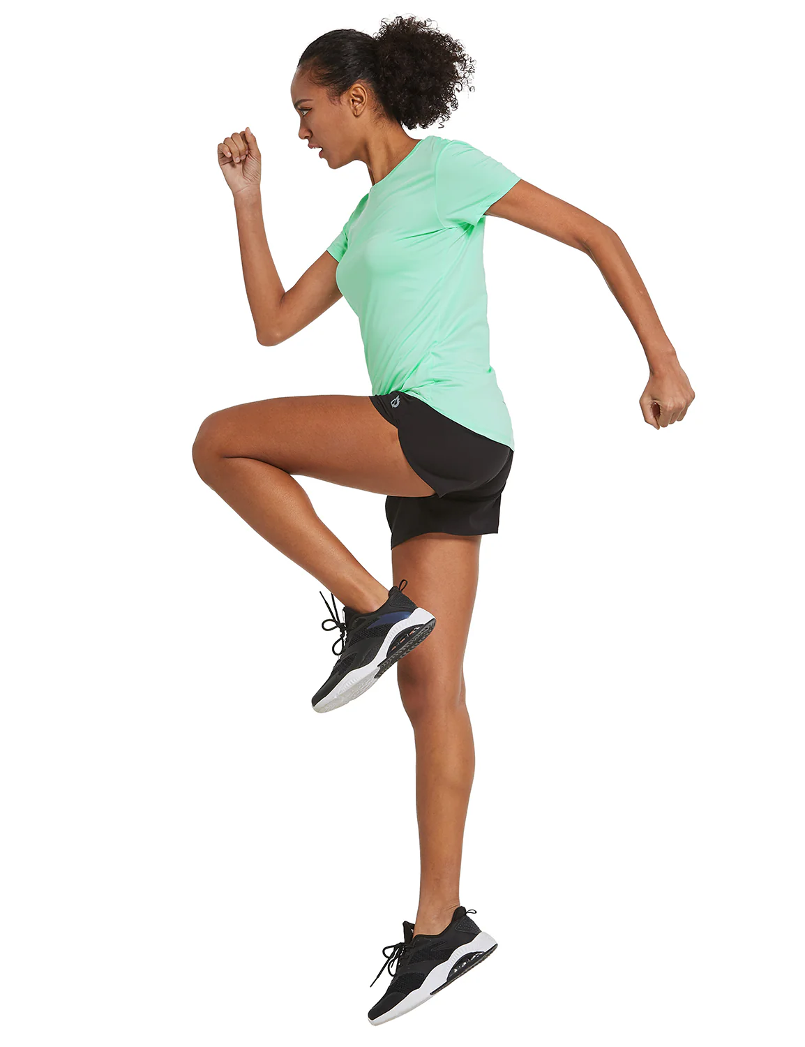Women's Short-Sleeve Quick-Dry Crewneck Running Shirt - Image 4
