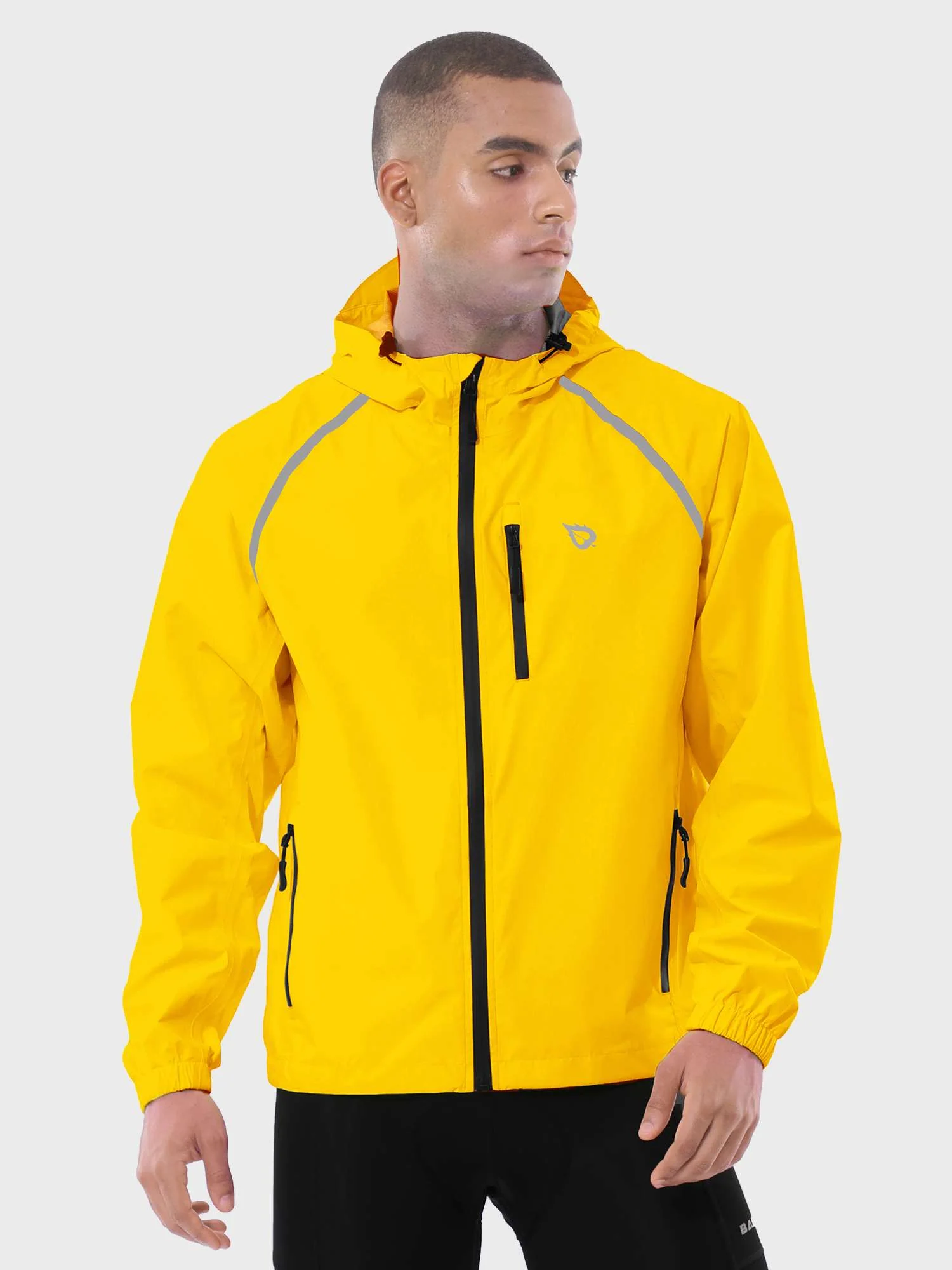 Men's UPF 50+ Waterproof Cycling Rain Jacket - Image 12