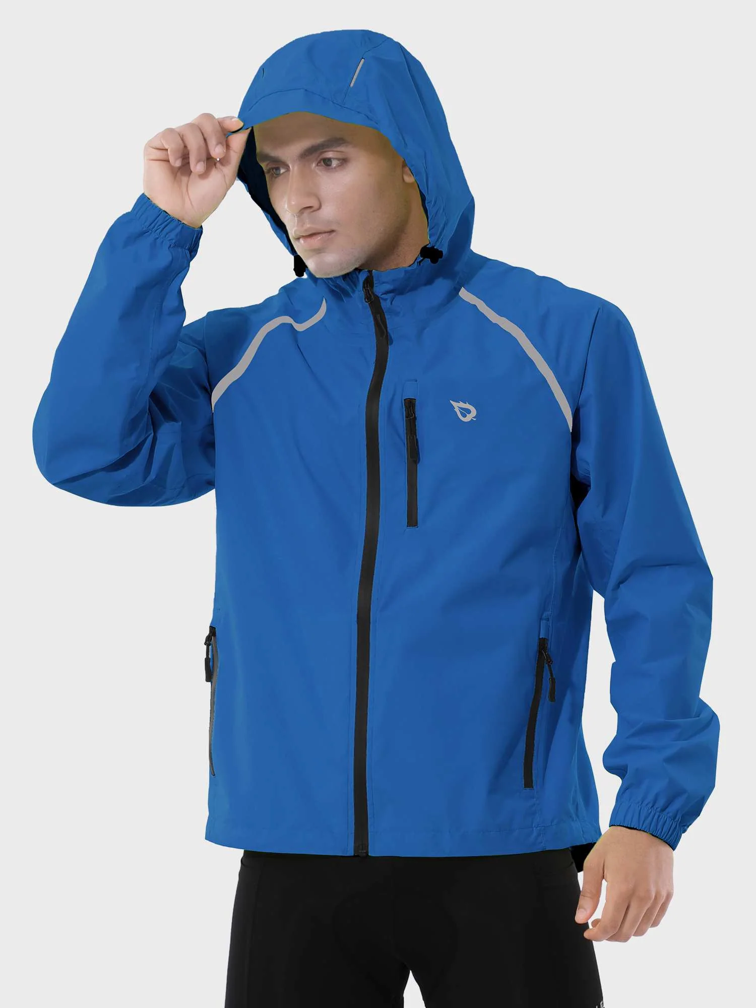Men's UPF 50+ Waterproof Cycling Rain Jacket - Image 20