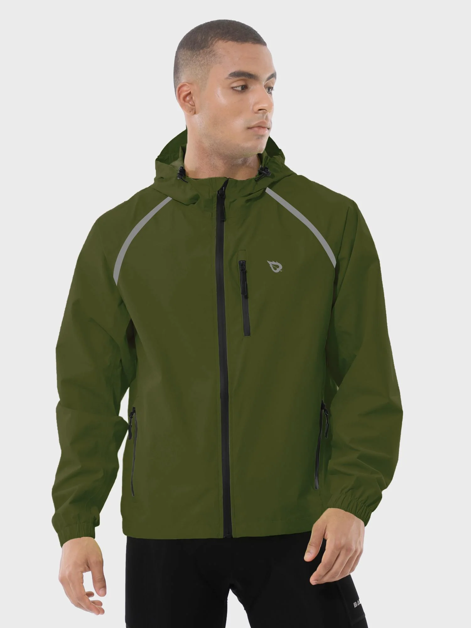 Men's UPF 50+ Waterproof Cycling Rain Jacket - Image 27