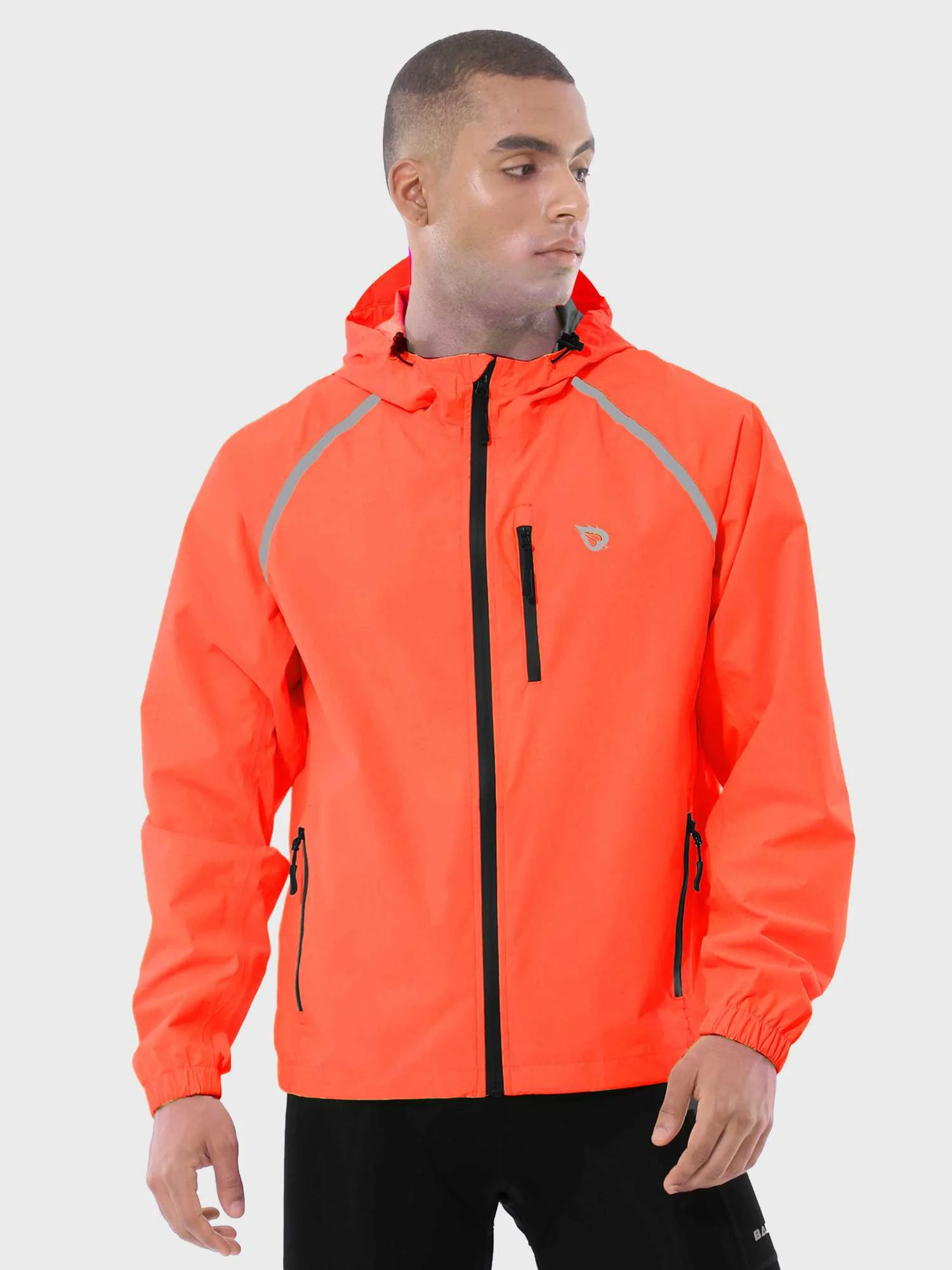 Men's UPF 50+ Waterproof Cycling Rain Jacket - Image 32
