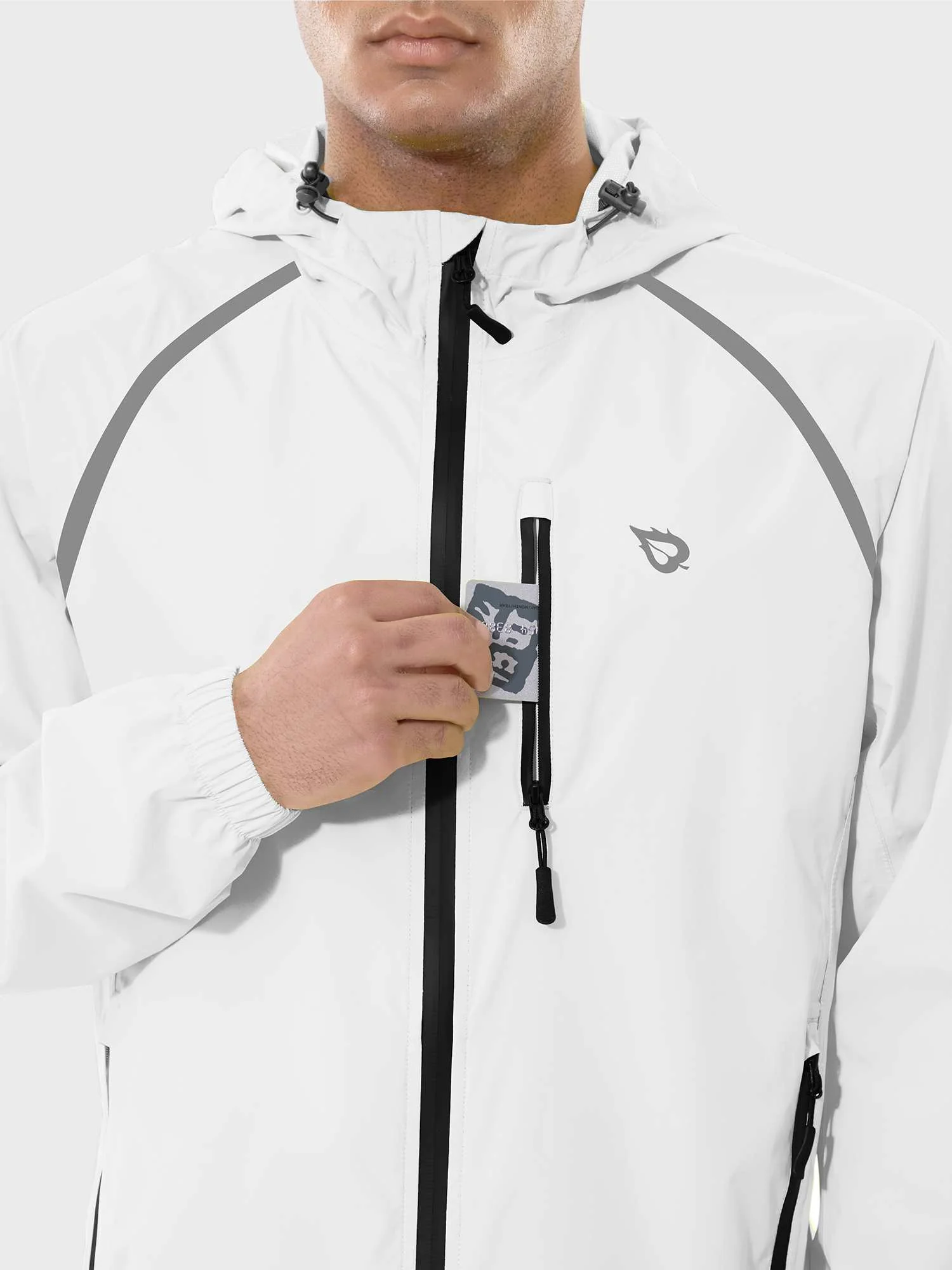 Men's UPF 50+ Waterproof Cycling Rain Jacket - Image 46