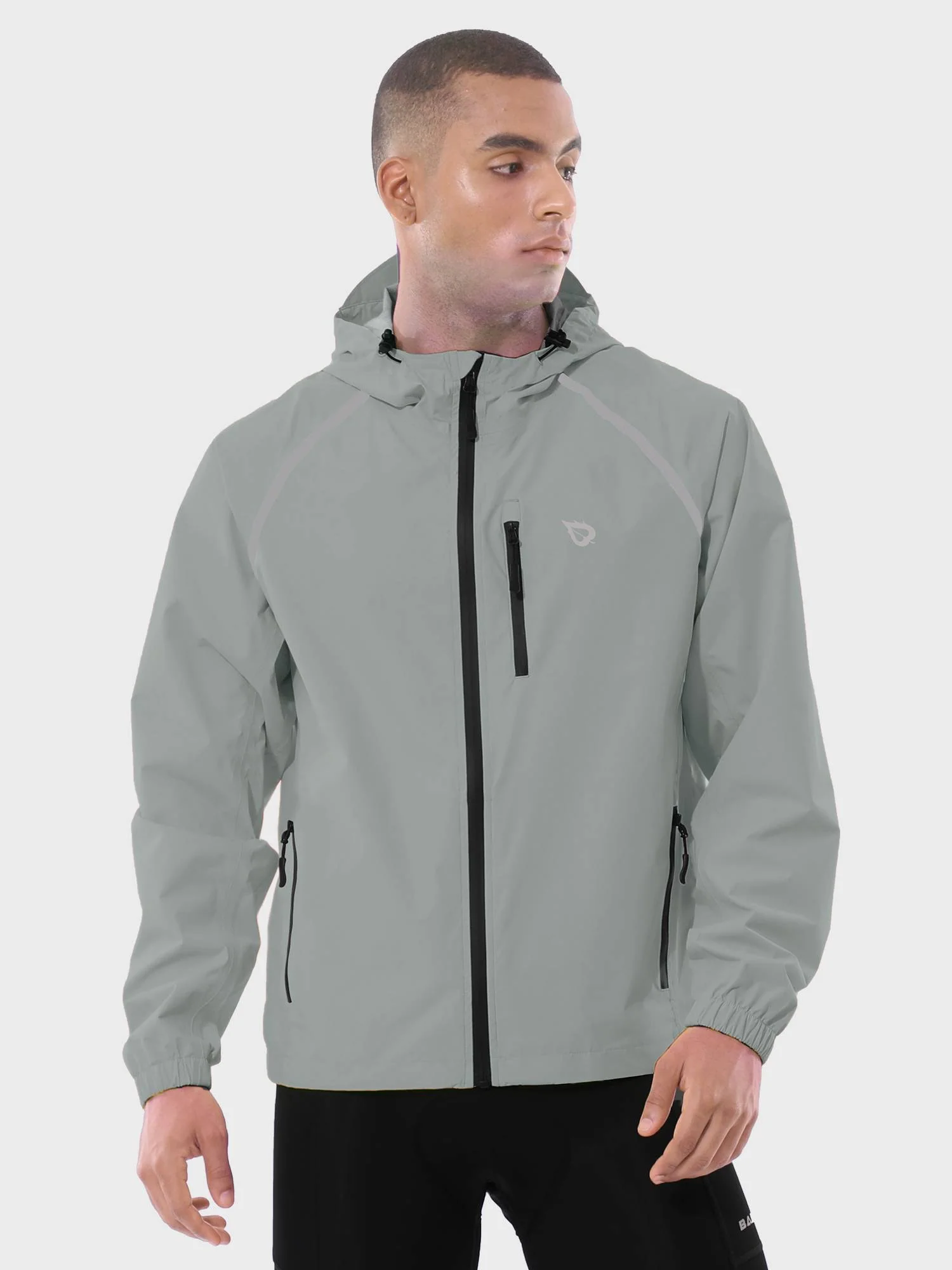 Men's UPF 50+ Waterproof Cycling Rain Jacket - Image 47
