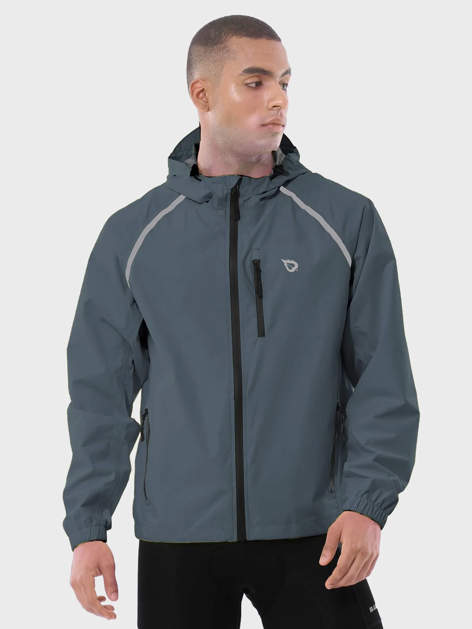 Men's UPF 50+ Waterproof Cycling Rain Jacket - Image 51