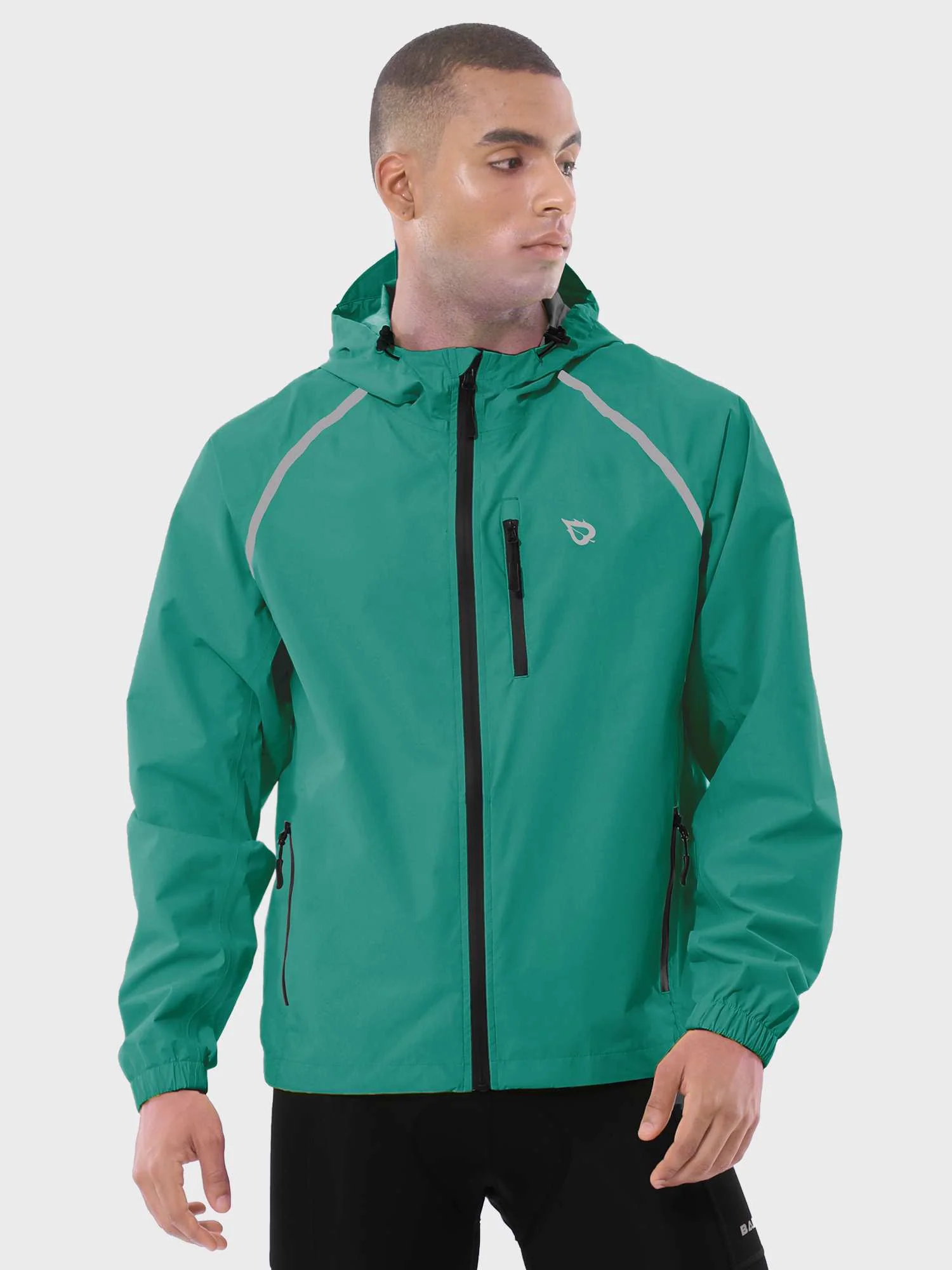 Men's UPF 50+ Waterproof Cycling Rain Jacket - Image 56