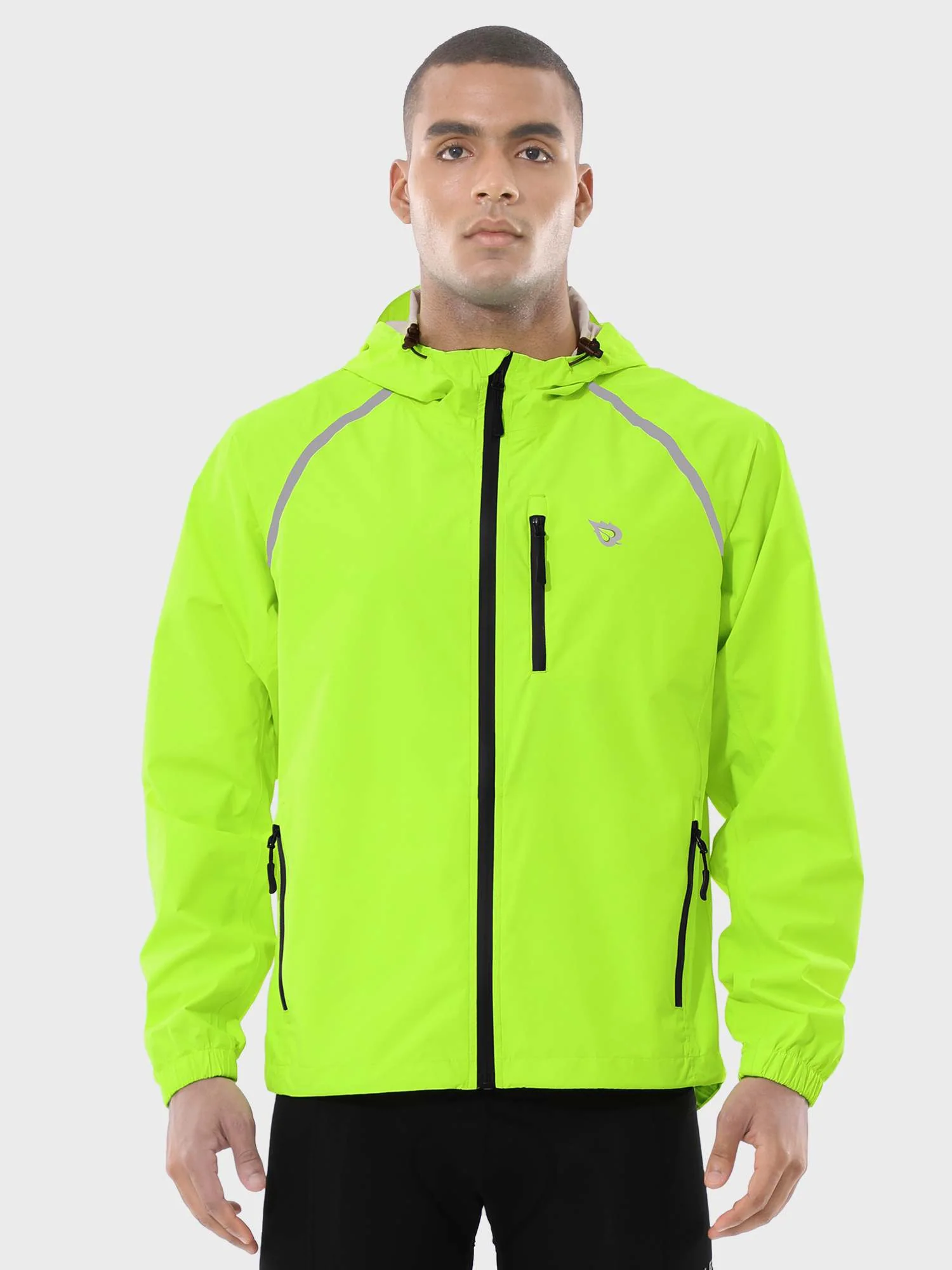 Men's UPF 50+ Waterproof Cycling Rain Jacket - Image 6