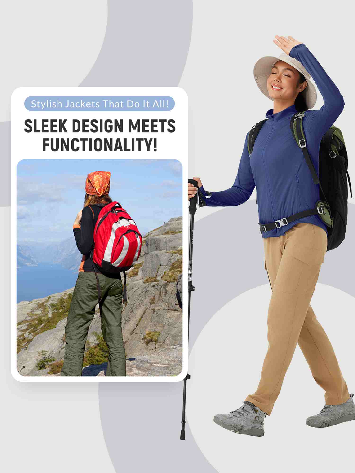 Women's Sun Protection Full Zip Jacket - Image 23